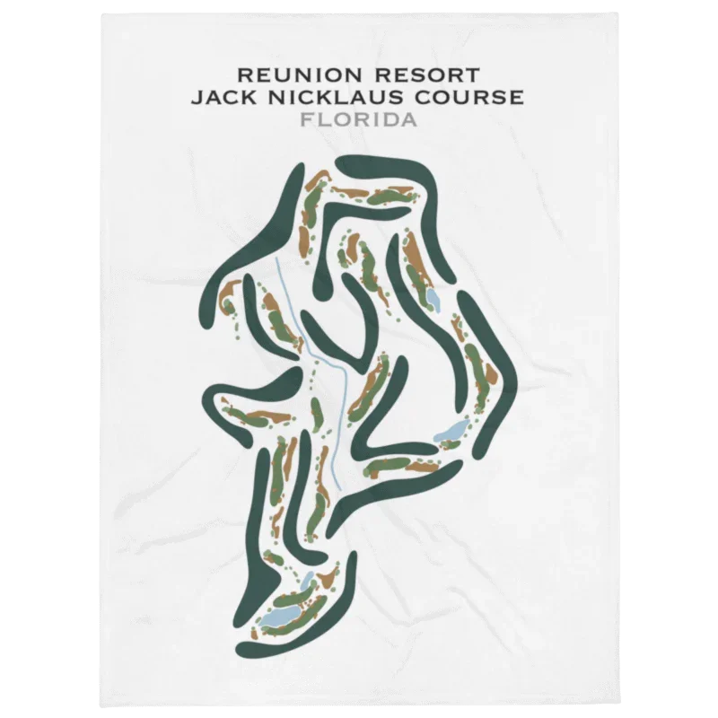 Reunion Resort Jack Nicklaus Course, Florida - Printed Golf Courses