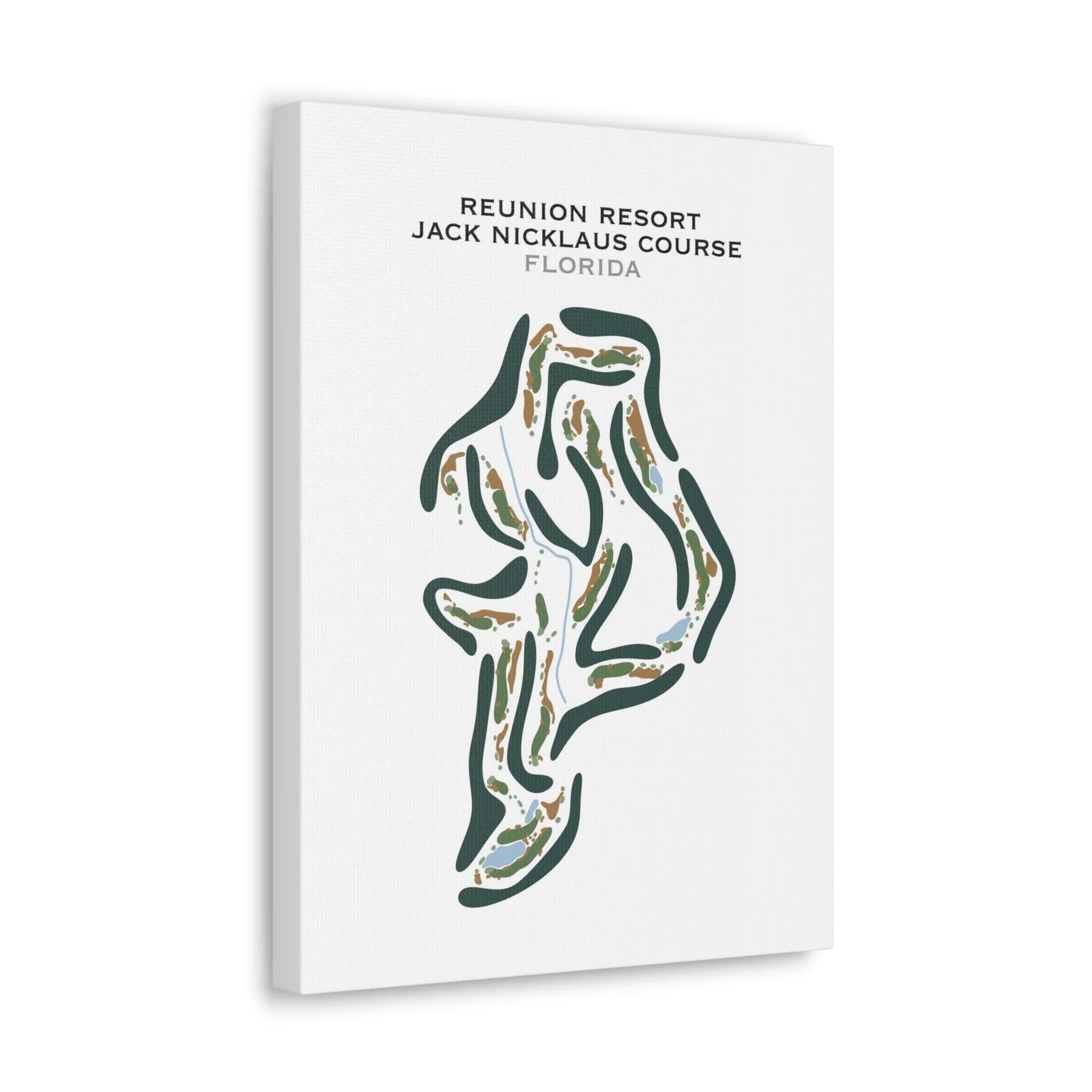 Reunion Resort Jack Nicklaus Course, Florida - Printed Golf Courses