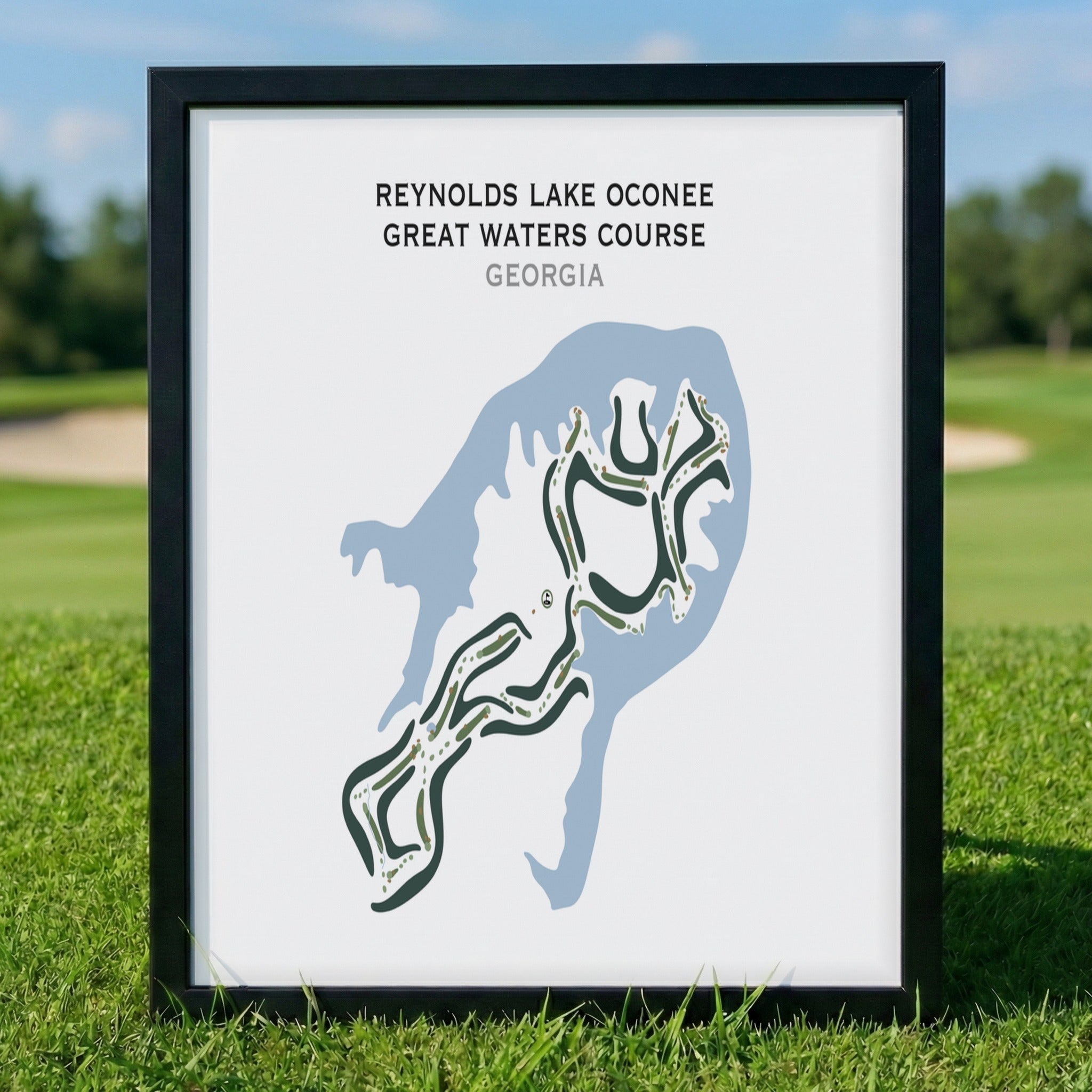 Reynolds Lake Oconee Great Waters, Georgia - Printed Golf Courses
