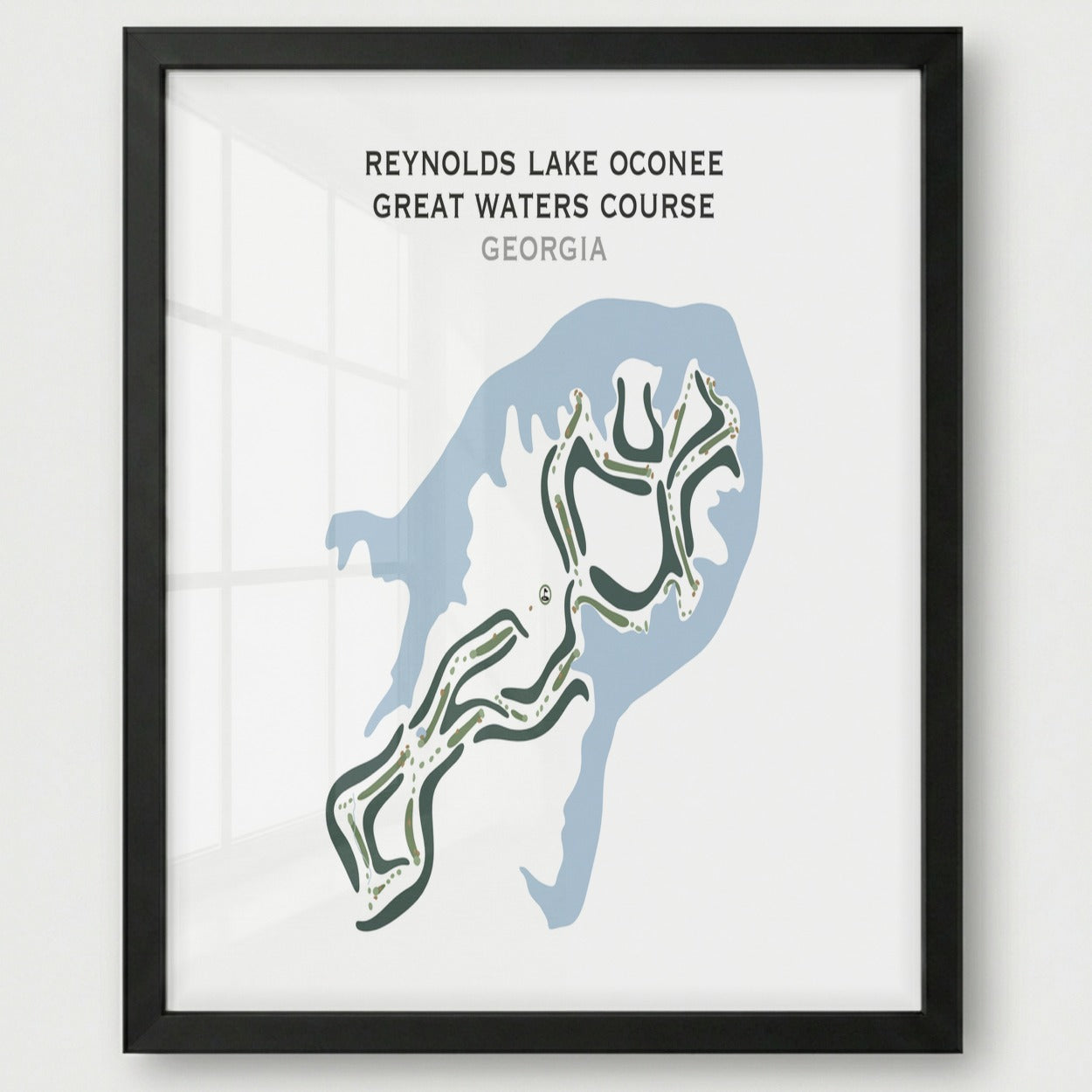 Reynolds Lake Oconee Great Waters, Georgia - Printed Golf Courses