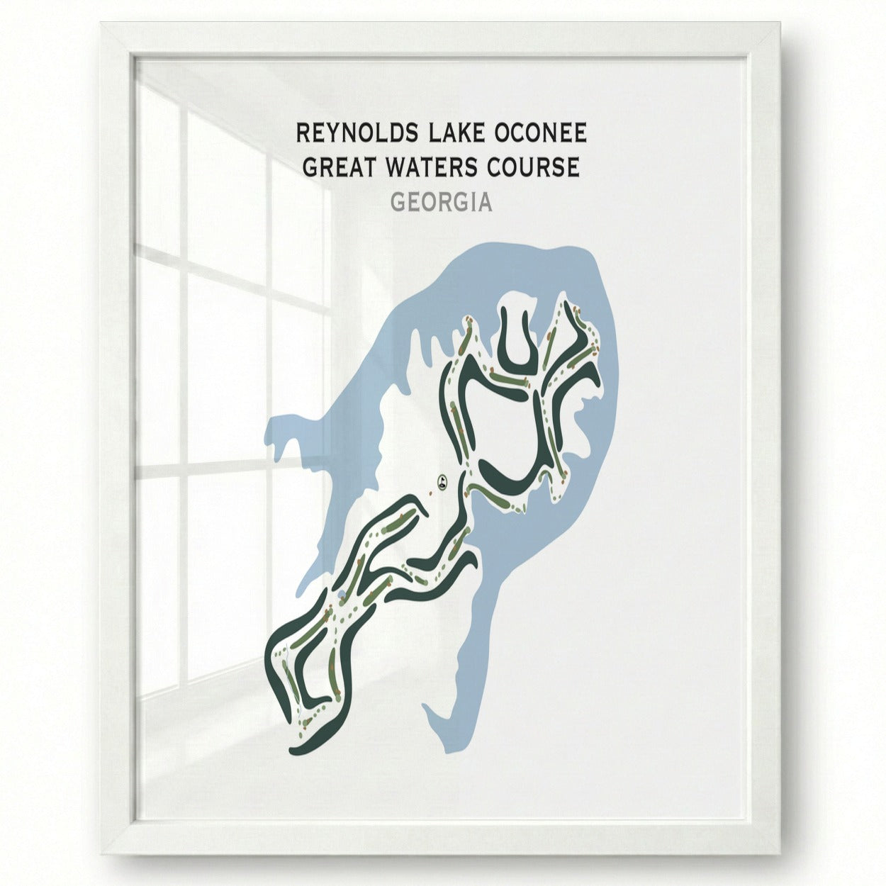 Reynolds Lake Oconee Great Waters, Georgia - Printed Golf Courses