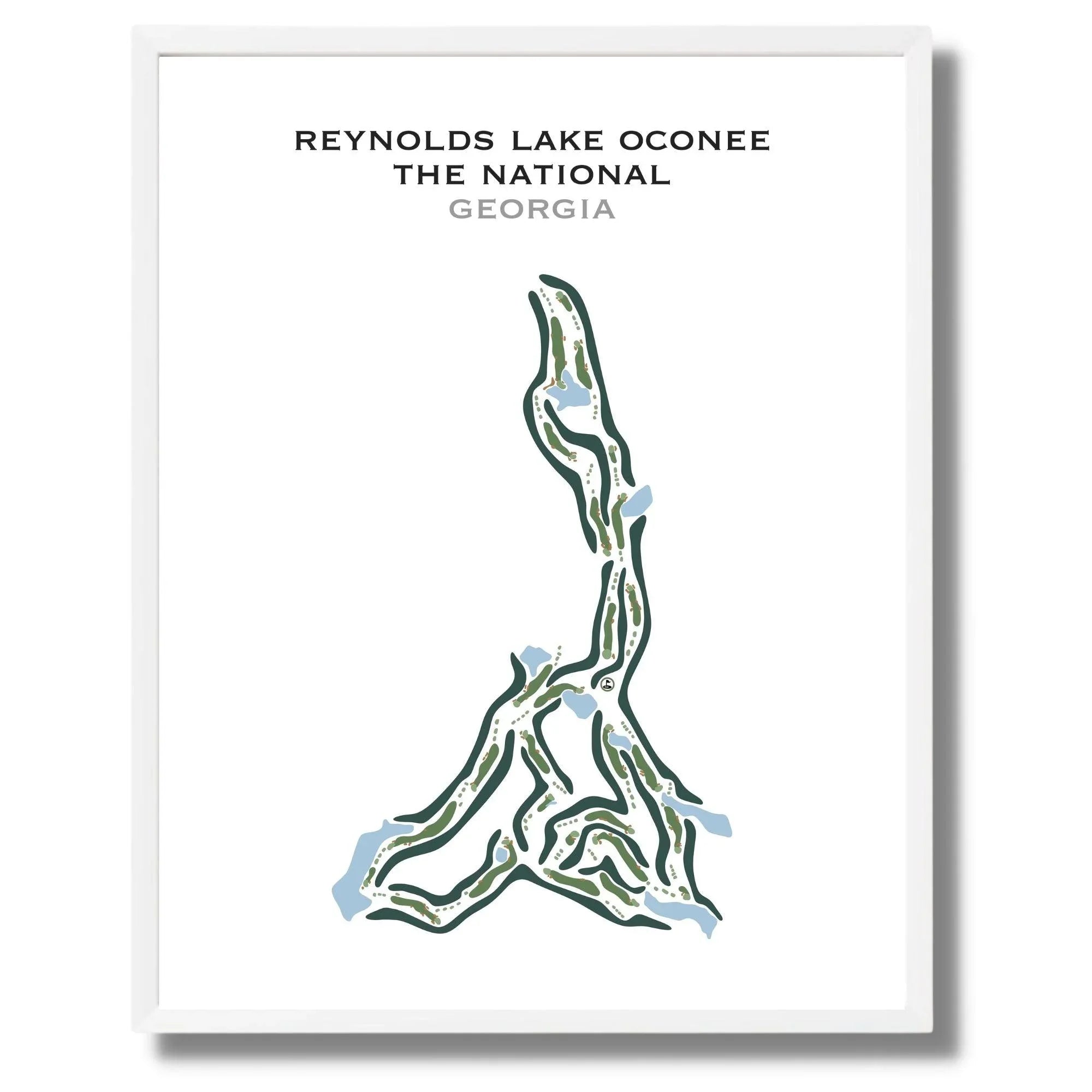 Reynolds Lake Oconee, The National Course, Georgia - Printed Golf Course