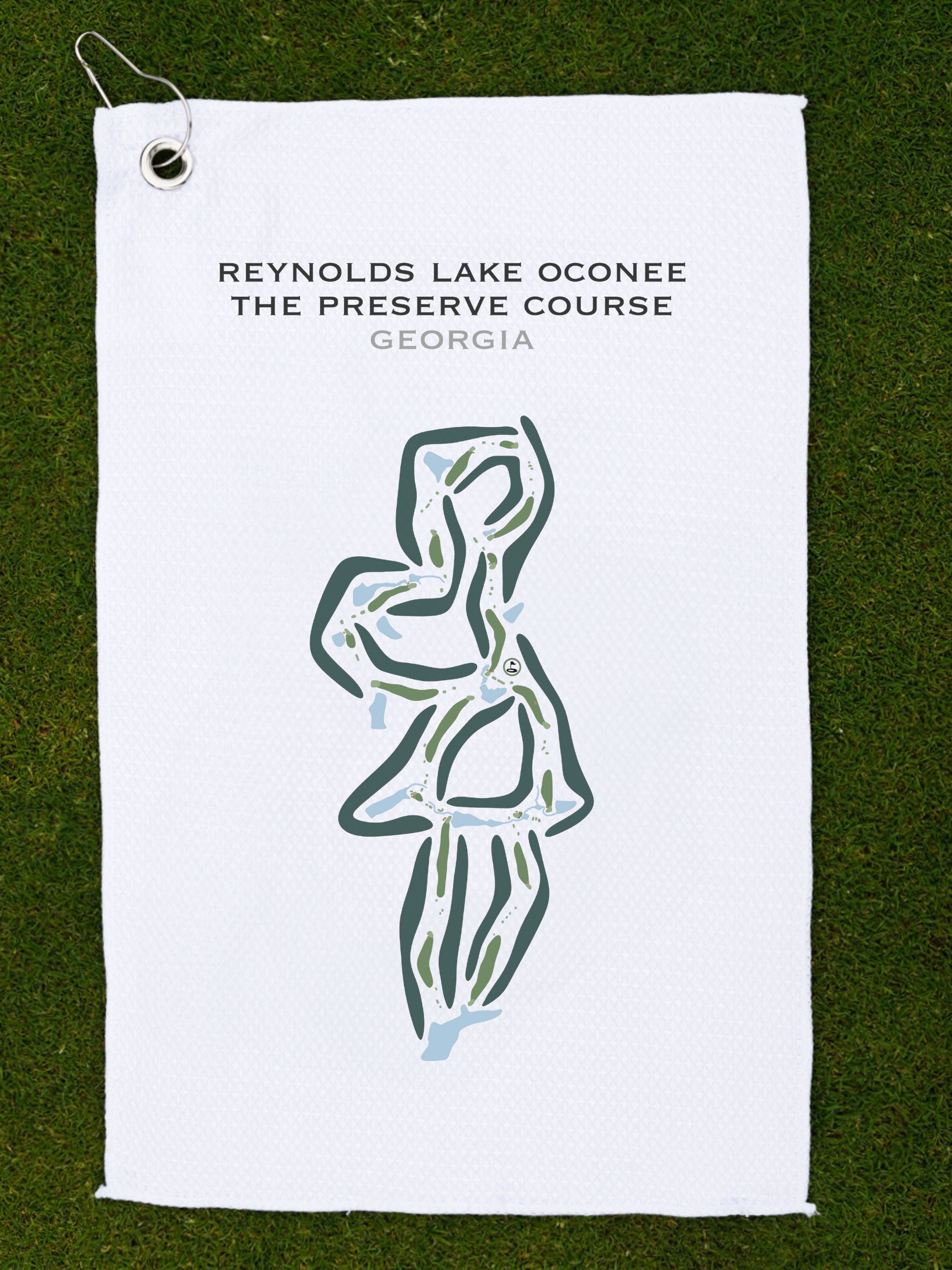 Reynolds Lake Oconee - The Preserve Course, Georgia - Printed Golf Courses