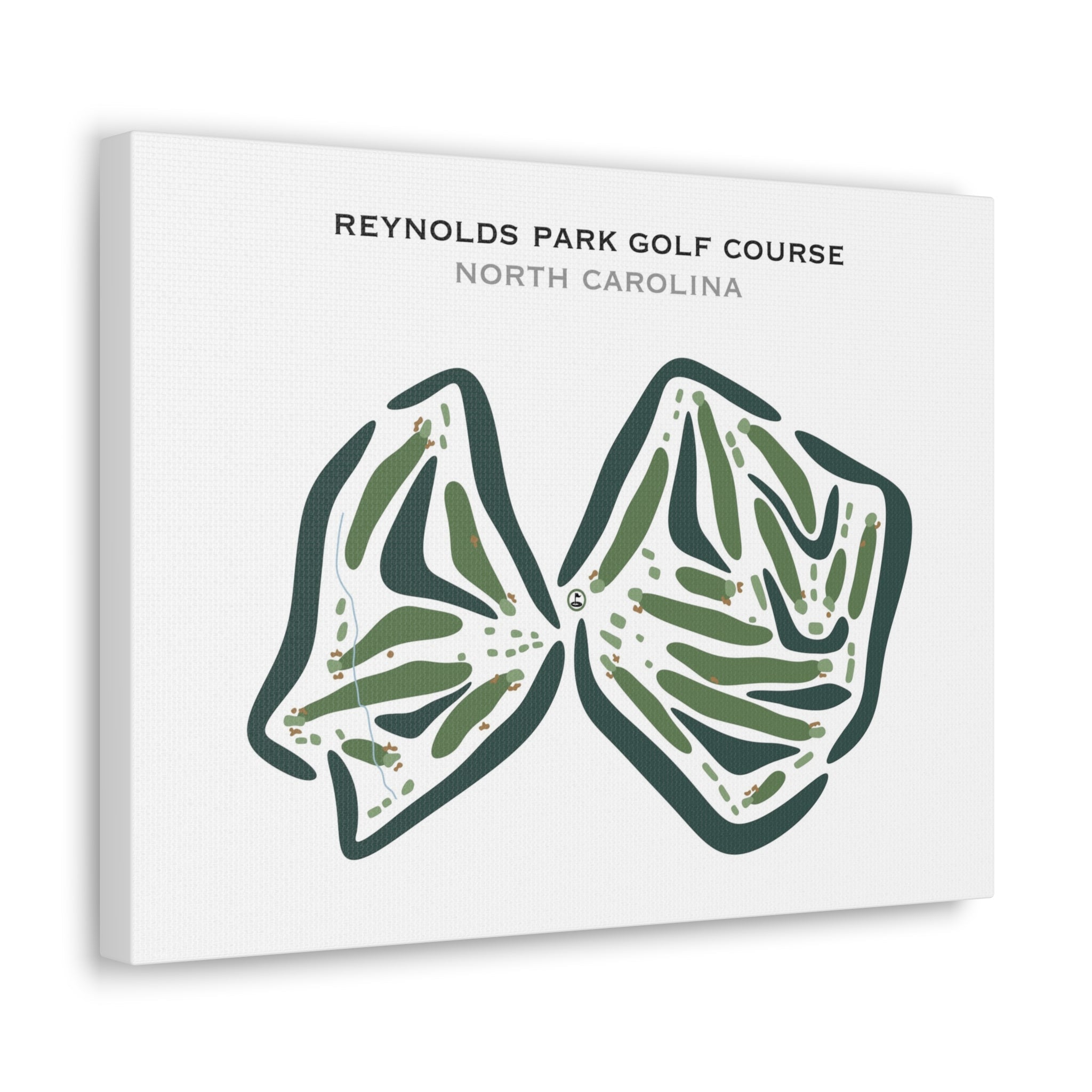 Reynolds Park Golf Course, North Carolina - Printed Golf Courses