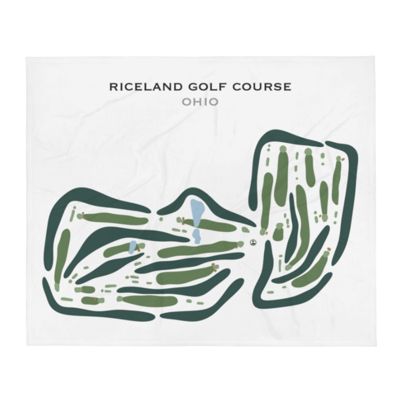 Riceland Golf Course, Ohio - Printed Golf Courses