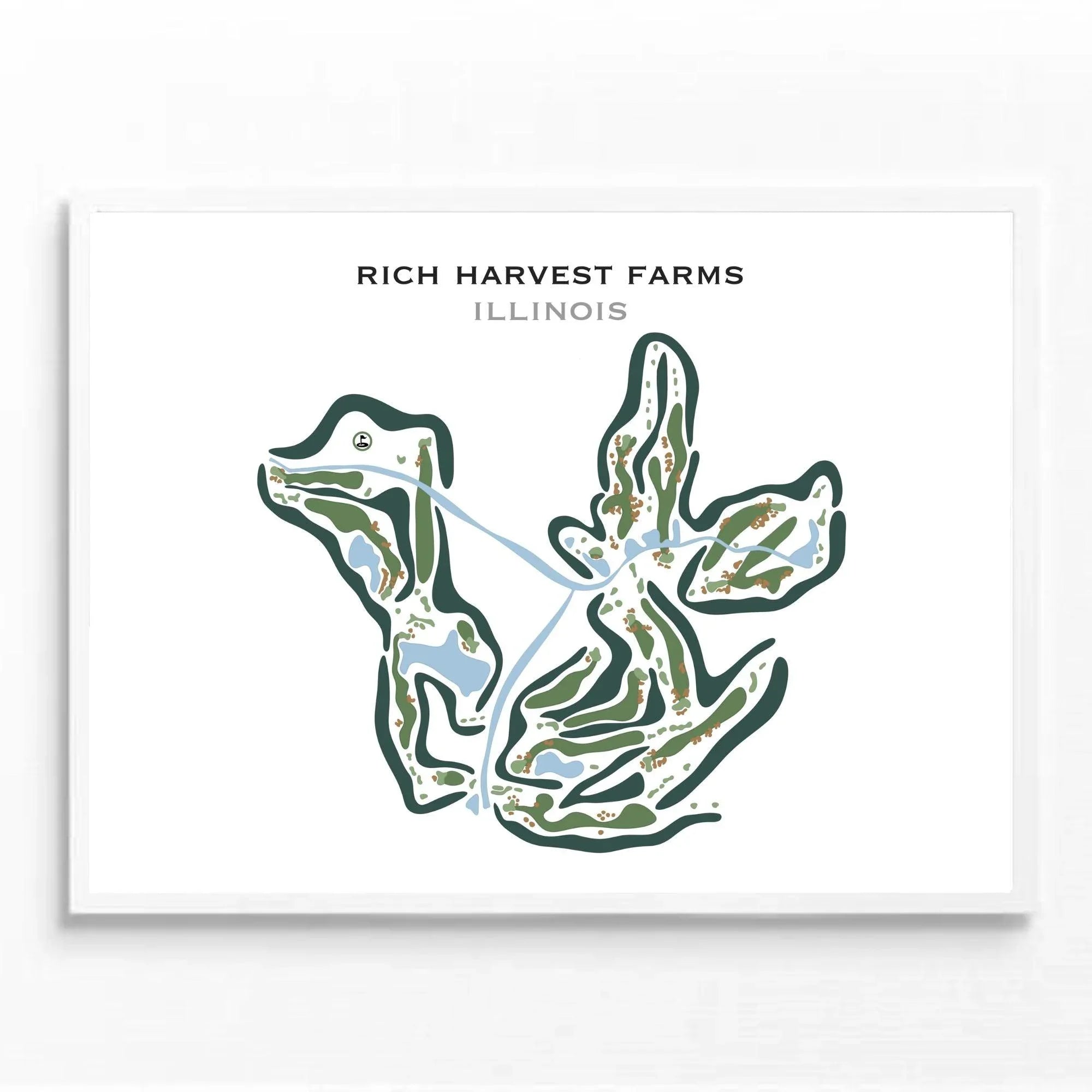 Rich Harvest Farms, Illinois - Printed Golf Courses