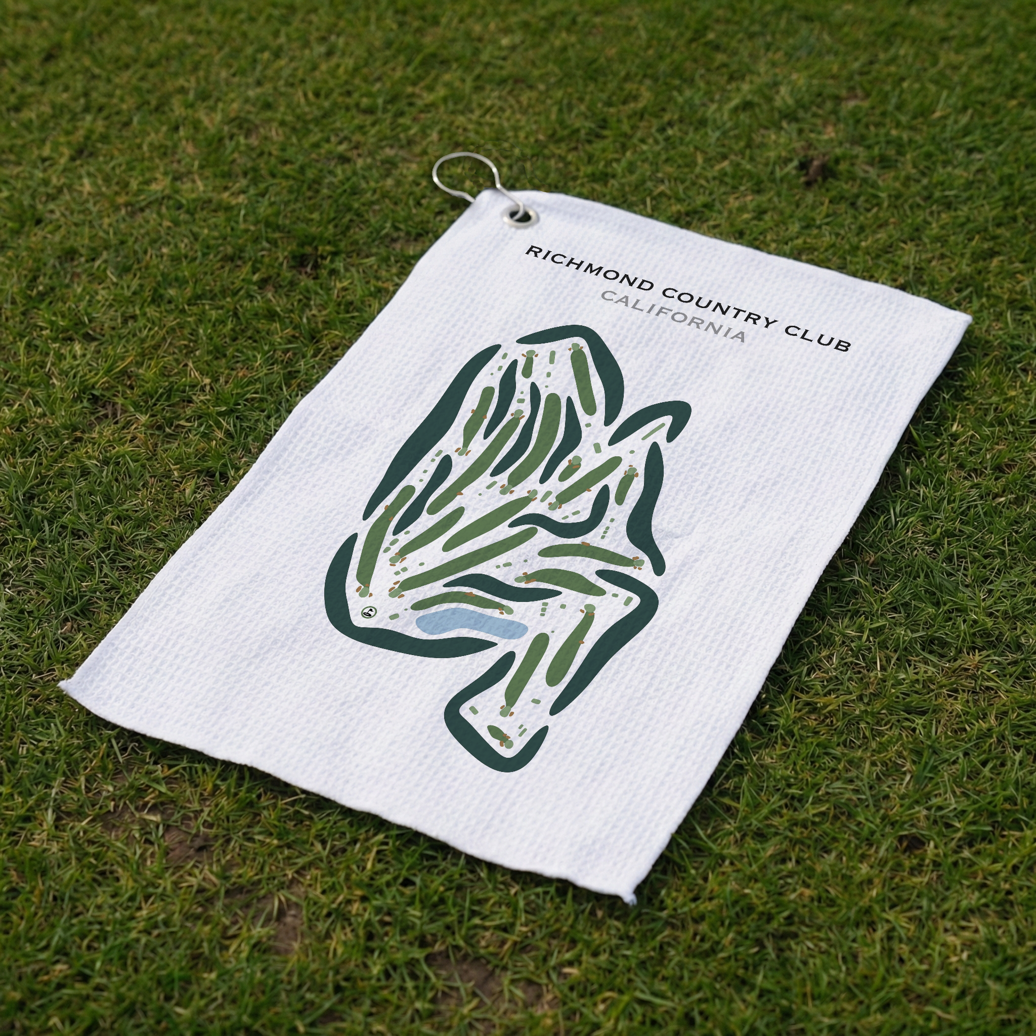 Richmond Country Club, California - Printed Golf Course