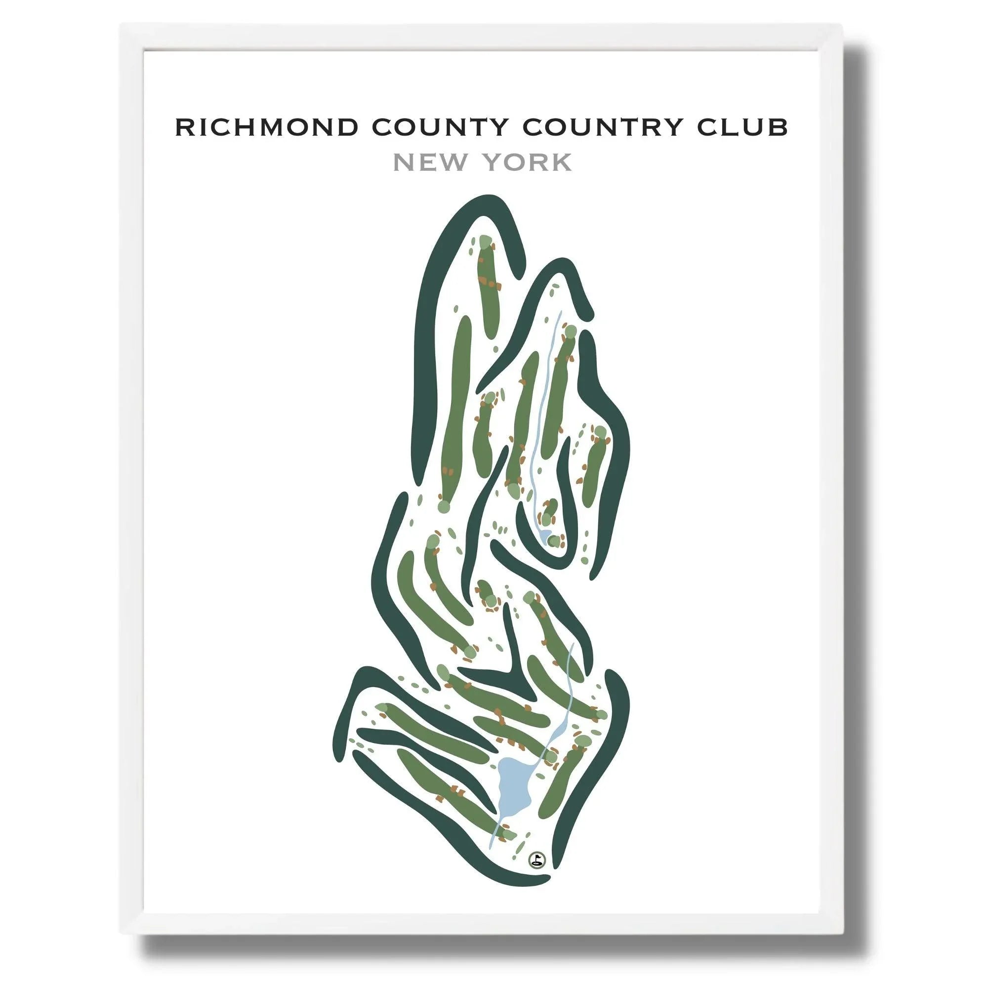 Richmond County Country Club, New York - Printed Golf Courses