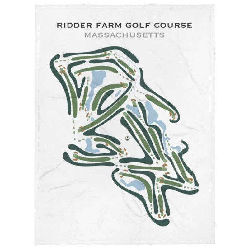Ridder Farm Golf Course, Massachusetts - Printed Golf Courses