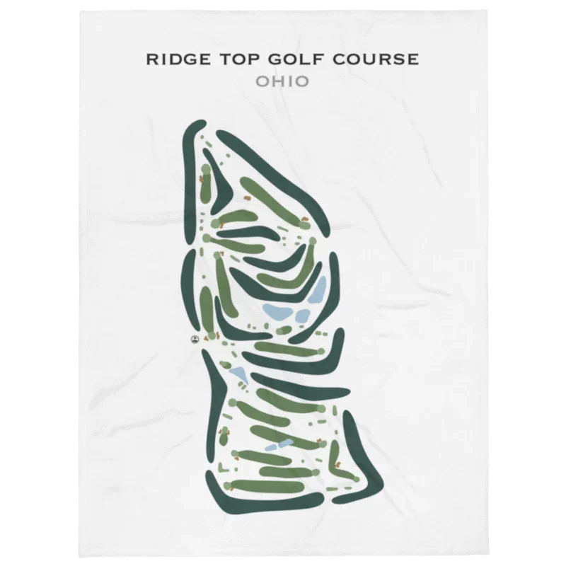Ridge Top Golf Course, Ohio - Printed Golf Courses