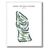 Ridge Top Golf Course, Ohio - Printed Golf Courses