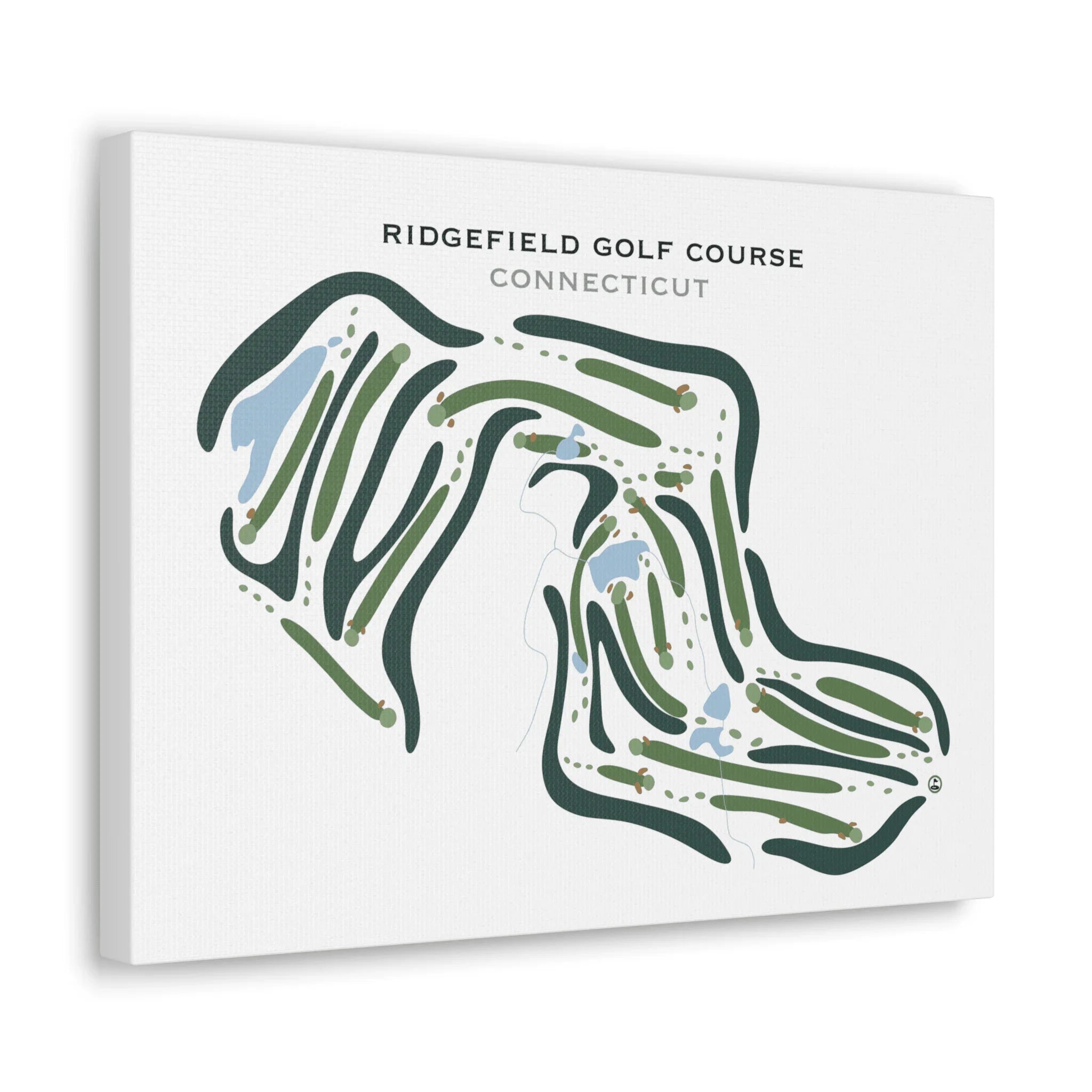 Ridgefield Golf Course, Connecticut - Printed Golf Courses
