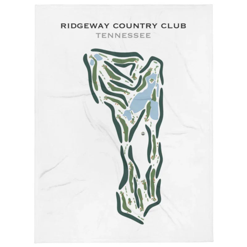 Ridgeway Country Club, Tennessee - Printed Golf Course