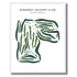 Ridgeway Country Club, Neenah, Wisconsin - Printed Golf Courses