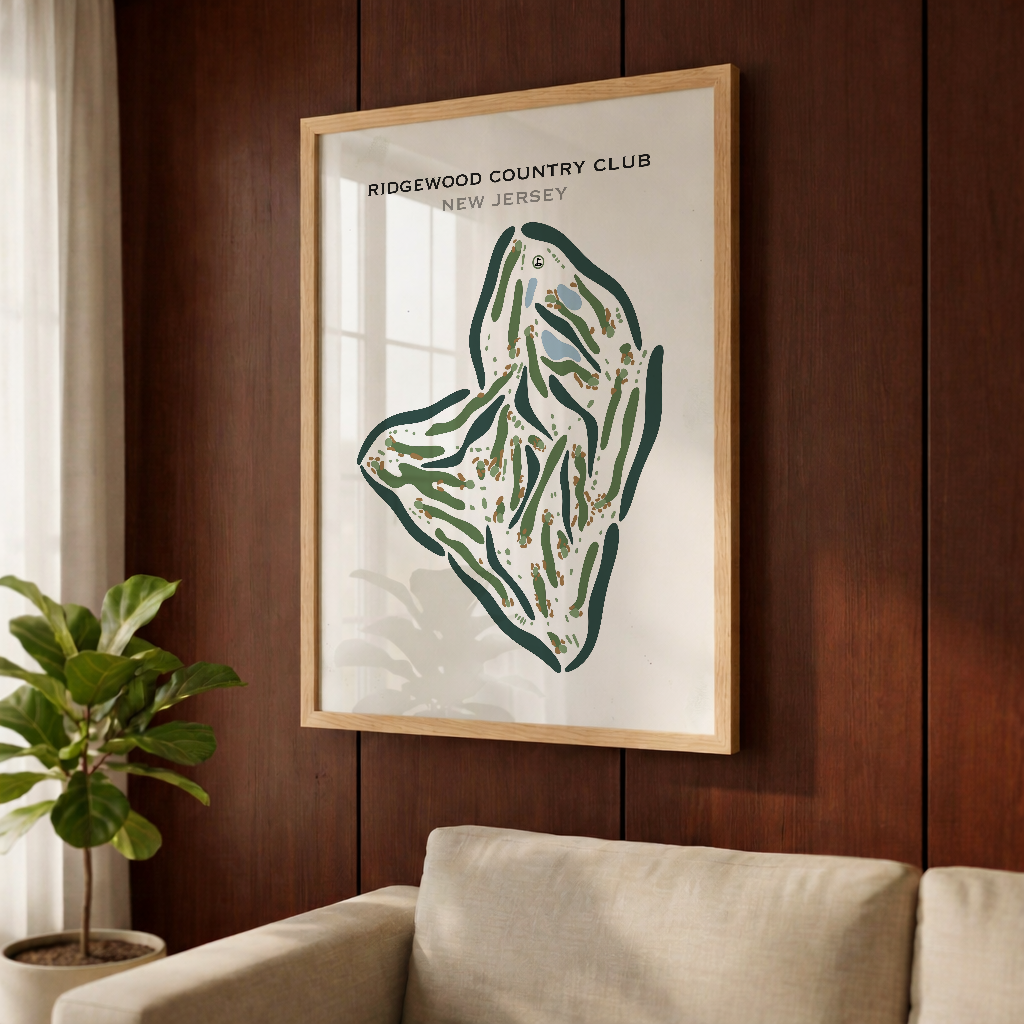 Ridgewood Country Club, New Jersey - Printed Golf Courses