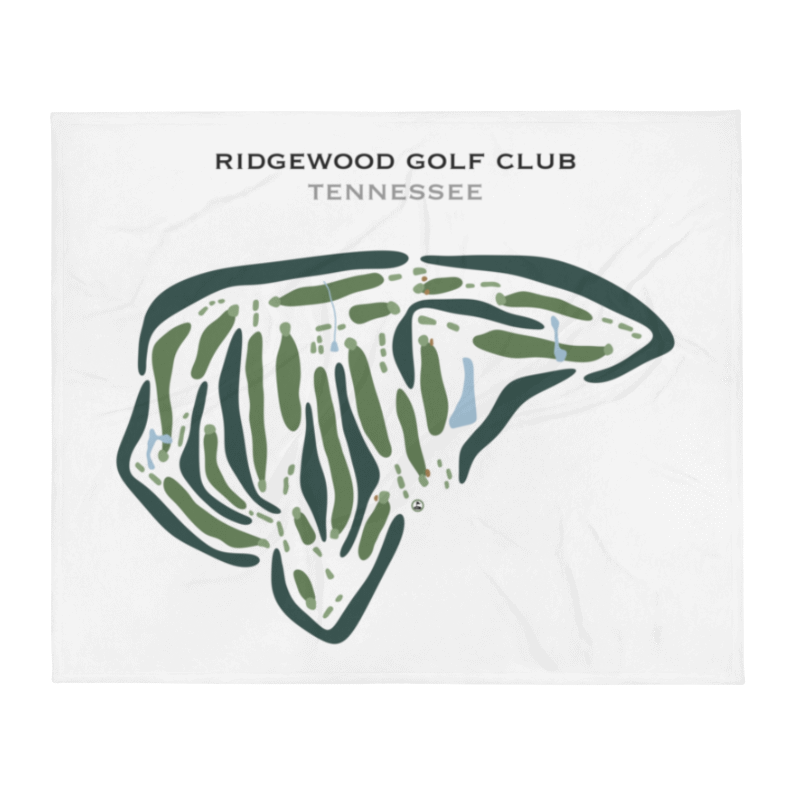 Ridgewood Golf Club, Tennessee - Printed Golf Courses