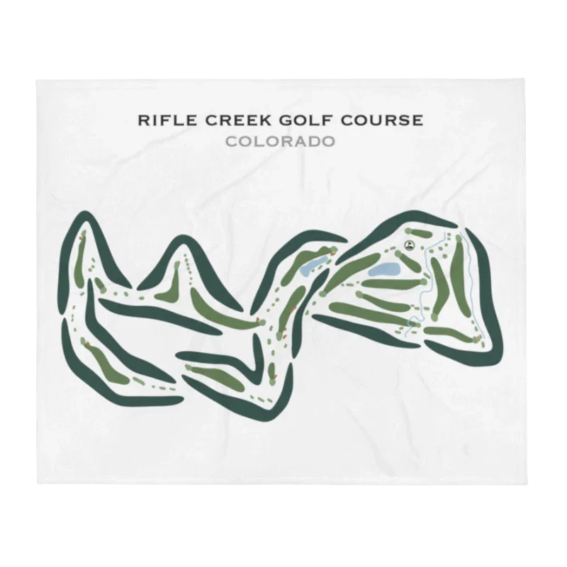 Rifle Creek Golf Course, Colorado - Printed Golf Course