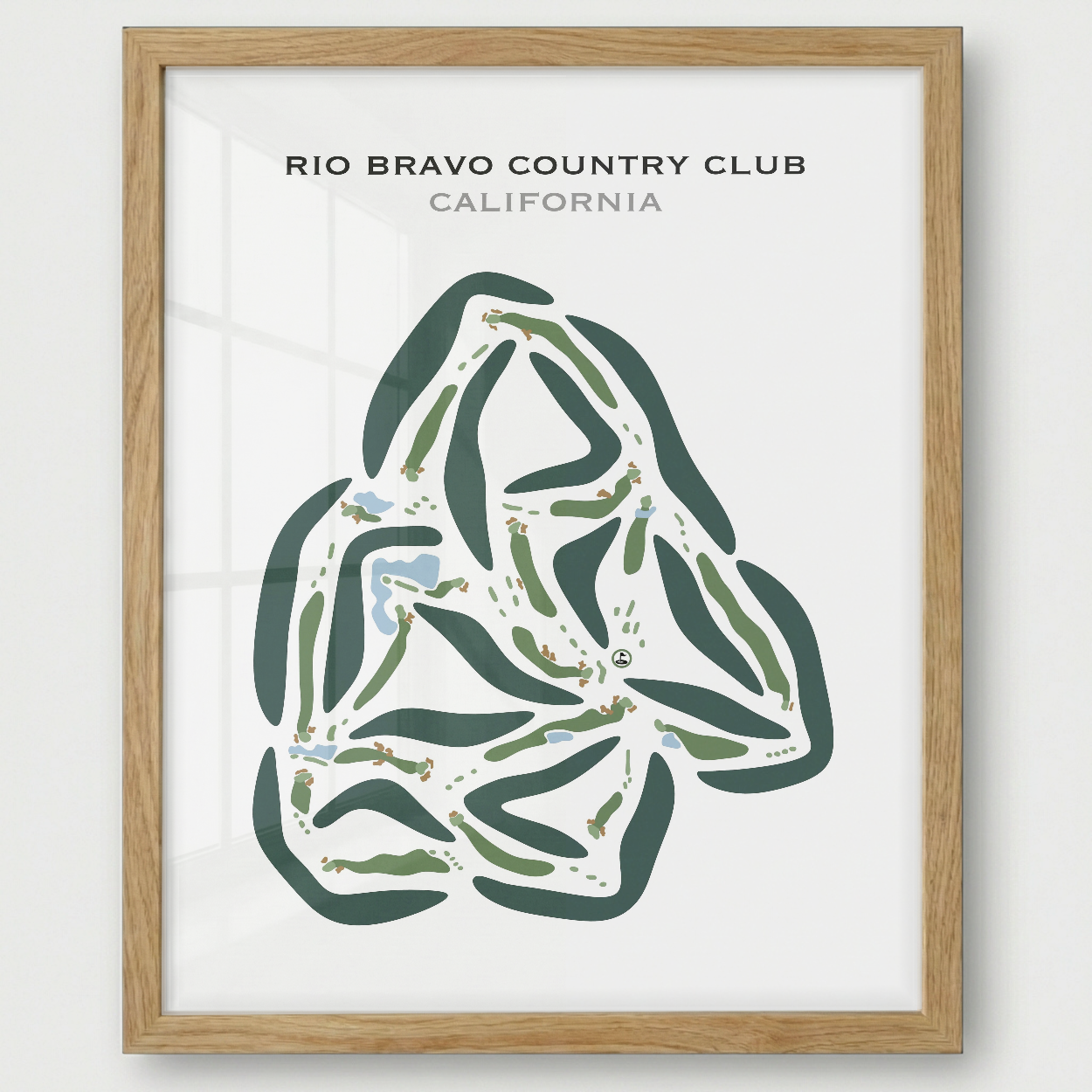 Rio Bravo Country Club, California - Printed Golf Courses