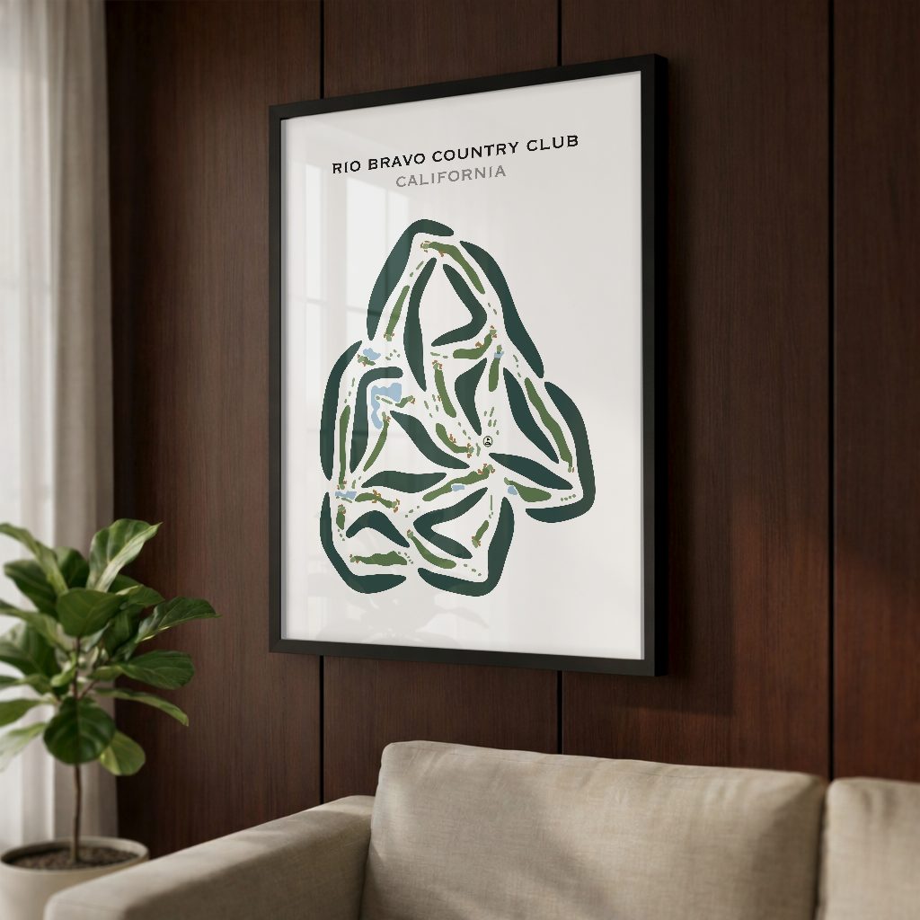 Rio Bravo Country Club, California - Printed Golf Courses
