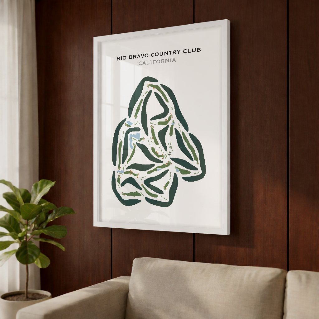 Rio Bravo Country Club, California - Printed Golf Courses