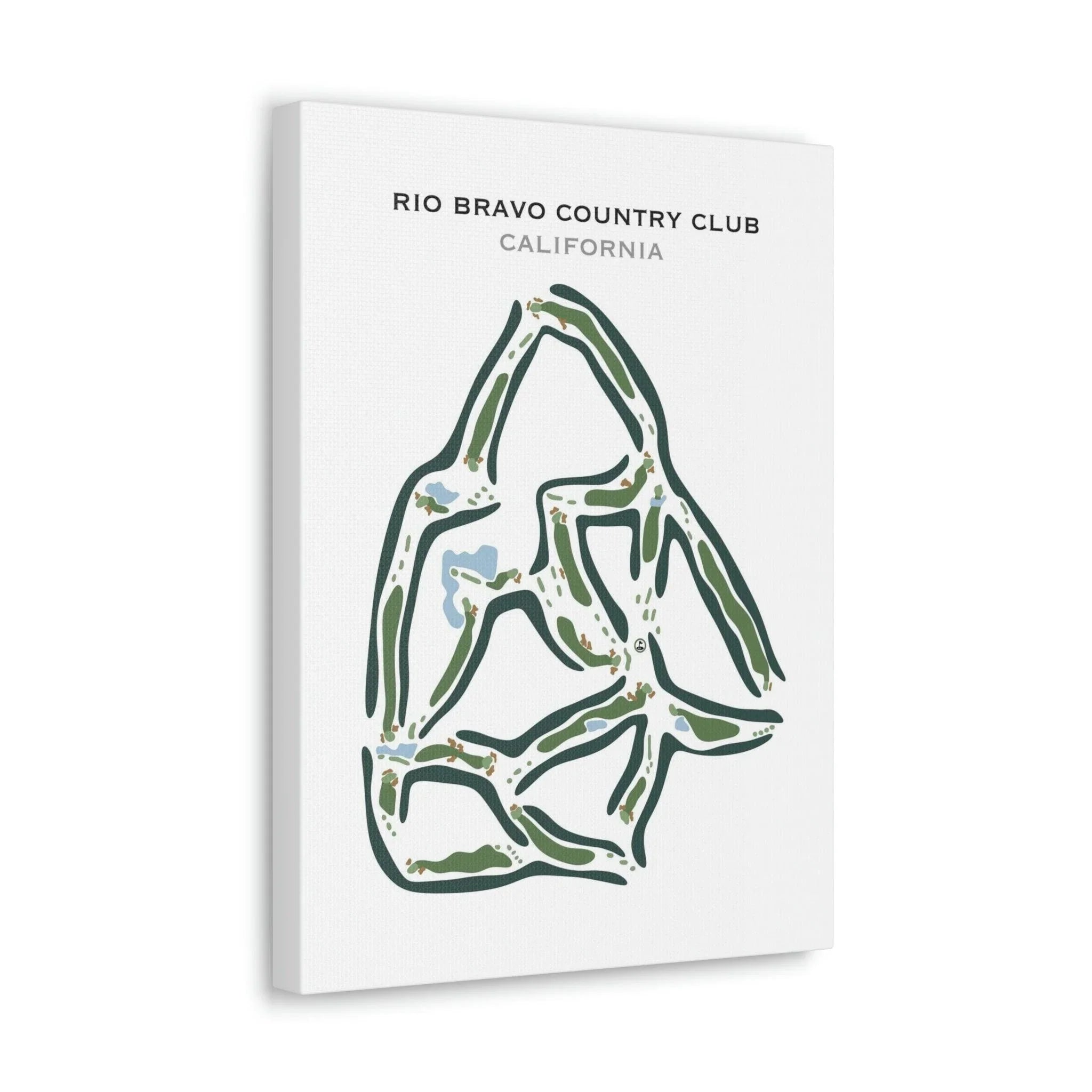 Rio Bravo Country Club, California - Printed Golf Course