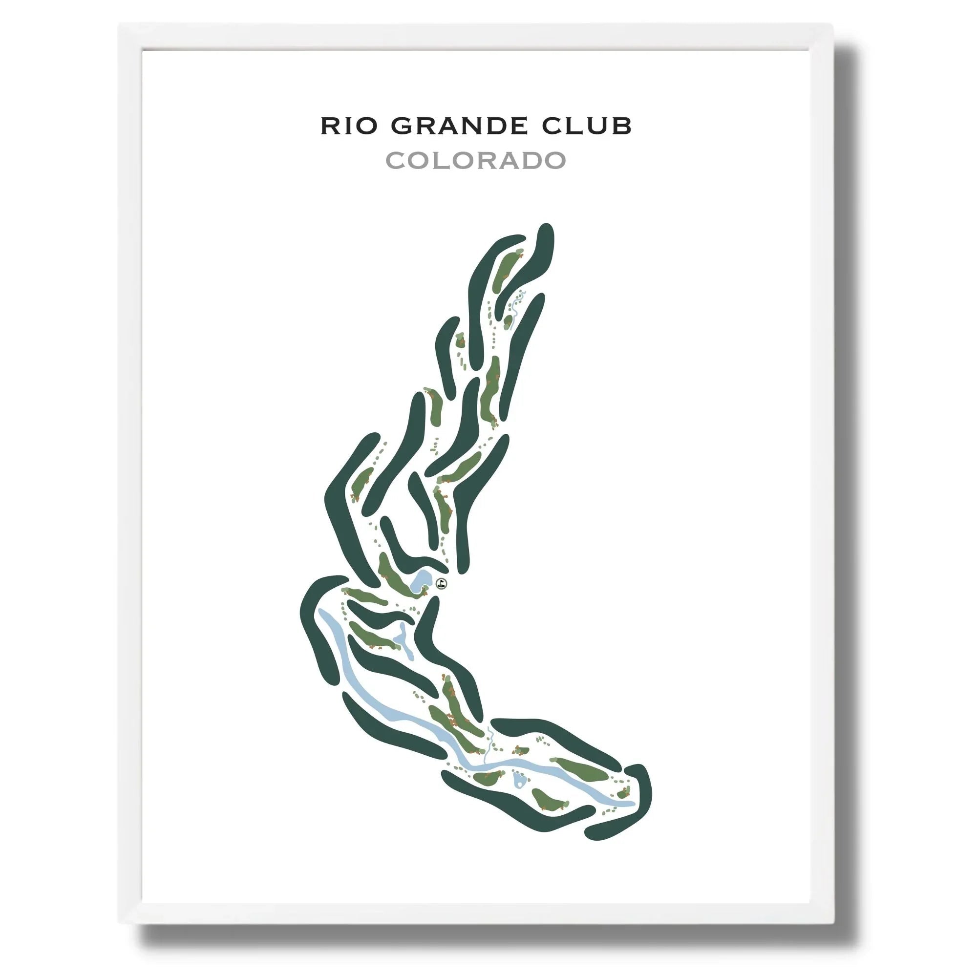 Rio Grande Club, Colorado - Printed Golf Courses