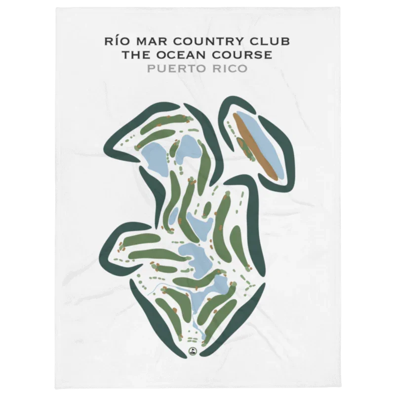 Rio Mar Country Club - The Ocean Course, Puerto Rico - Printed Golf Courses
