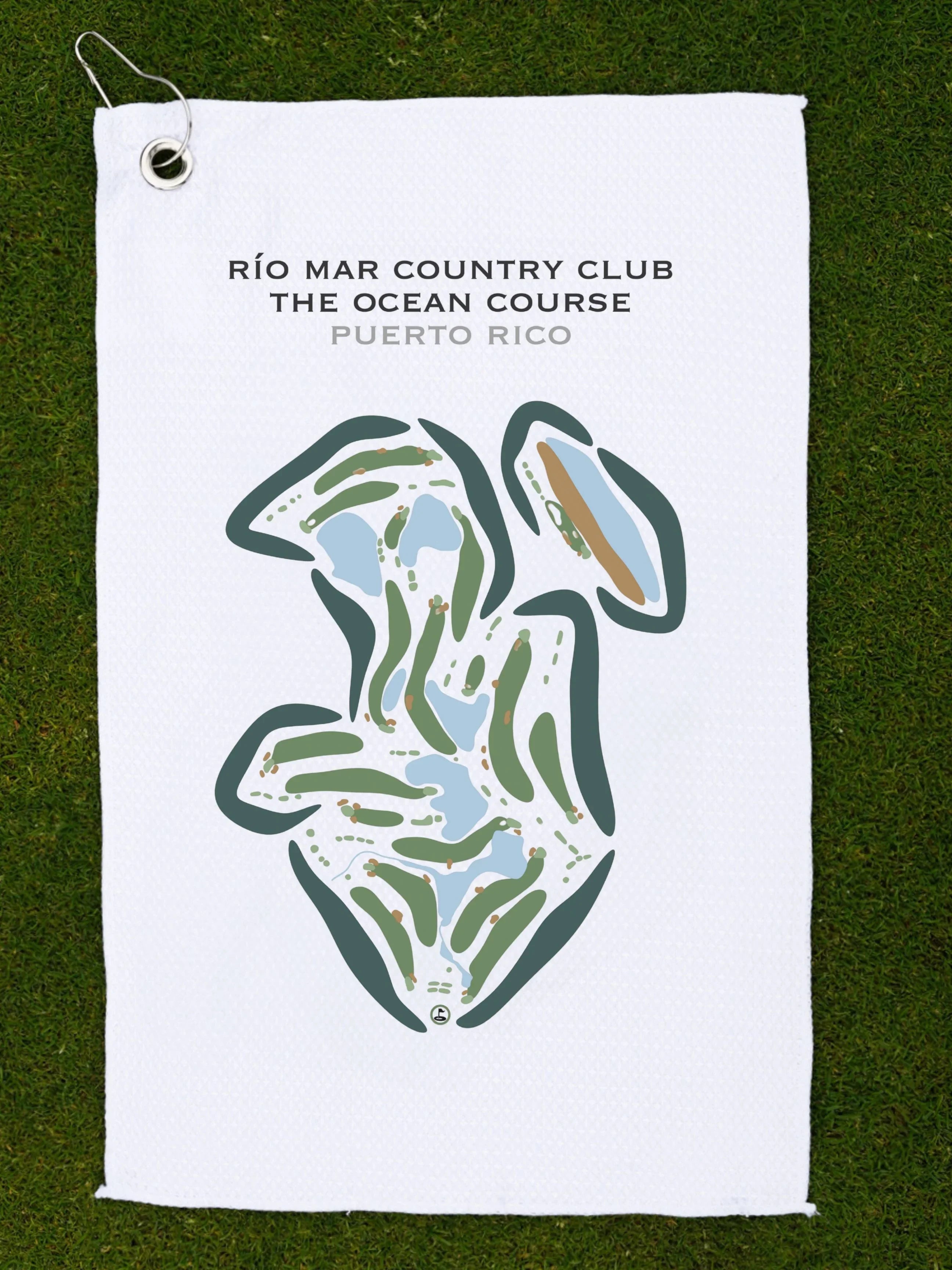 Rio Mar Country Club - The Ocean Course, Puerto Rico - Printed Golf Courses