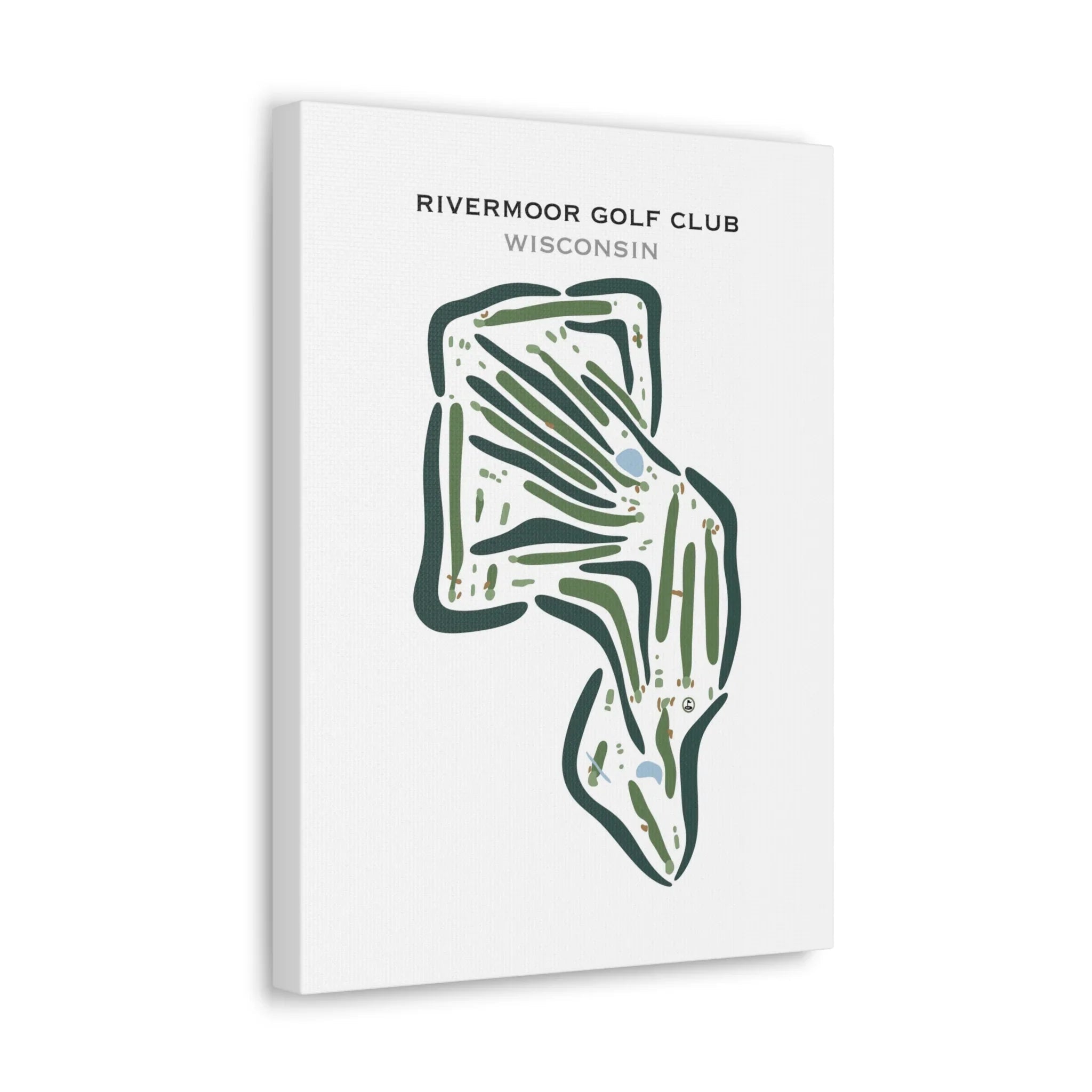 Rivermoor Golf Club, Wisconsin - Printed Golf Courses