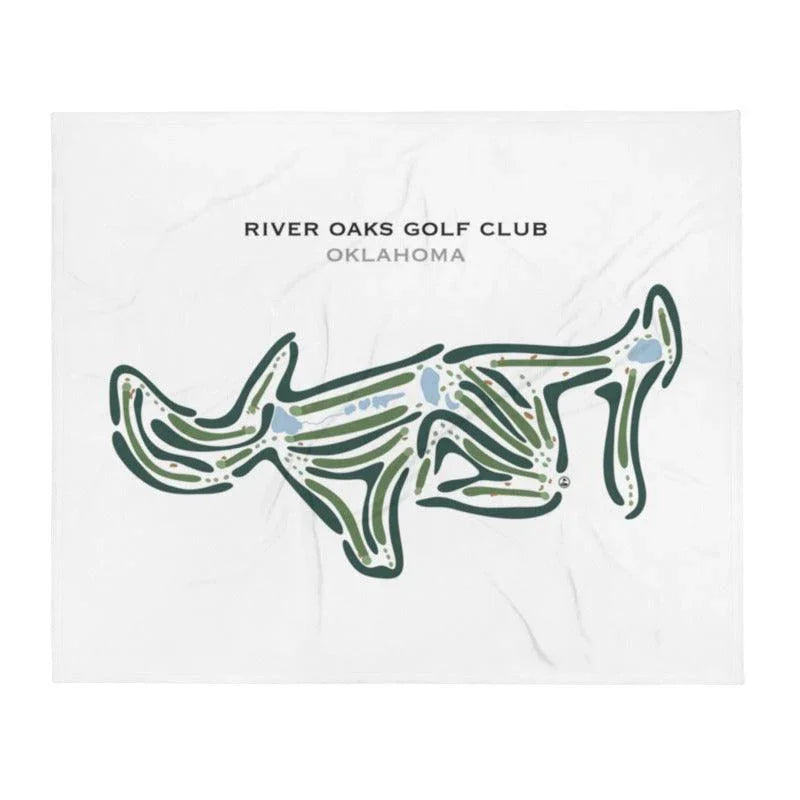 River Oaks Golf Club, Oklahoma - Printed Golf Courses