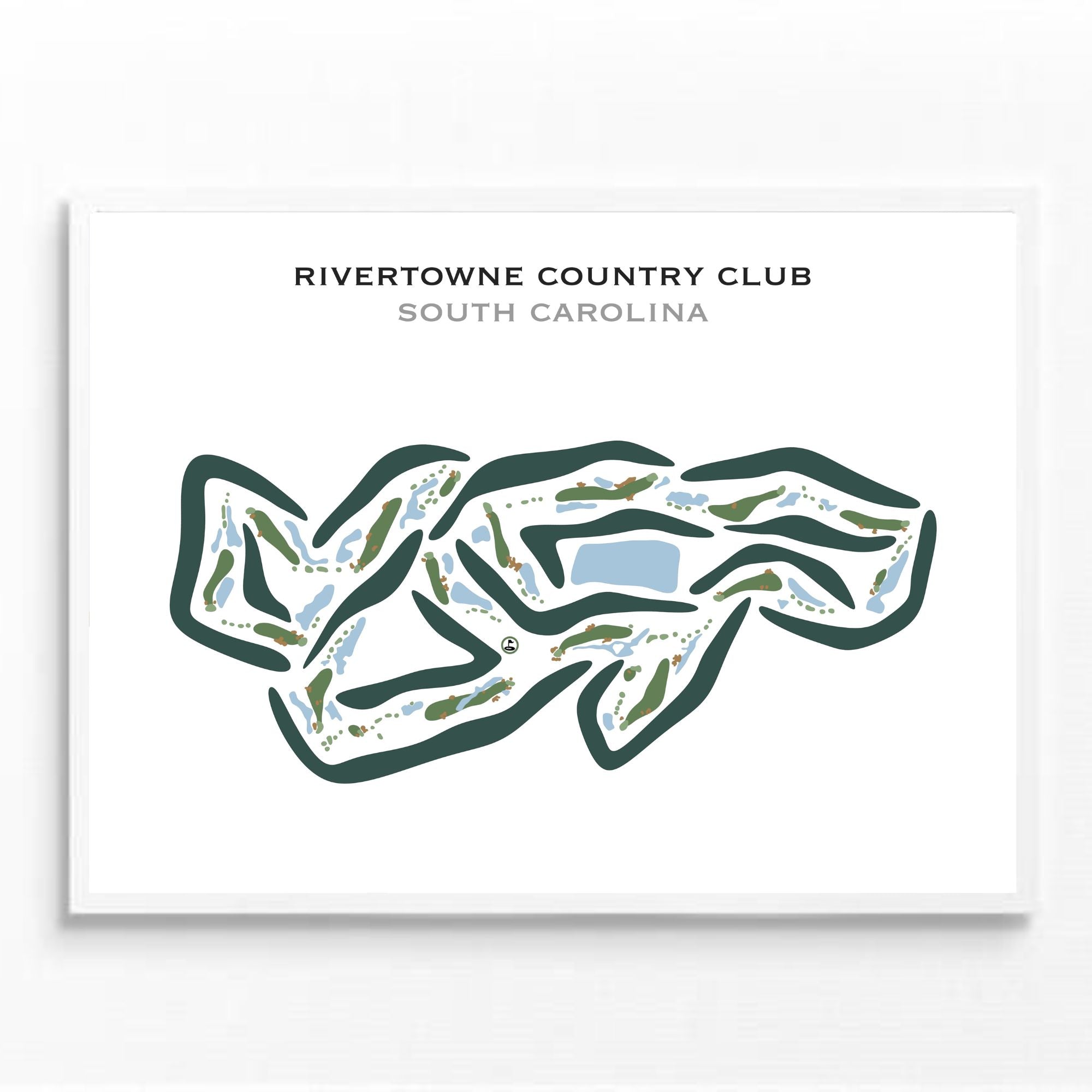 RiverTowne Country Club, South Carolina - Printed Golf Courses
