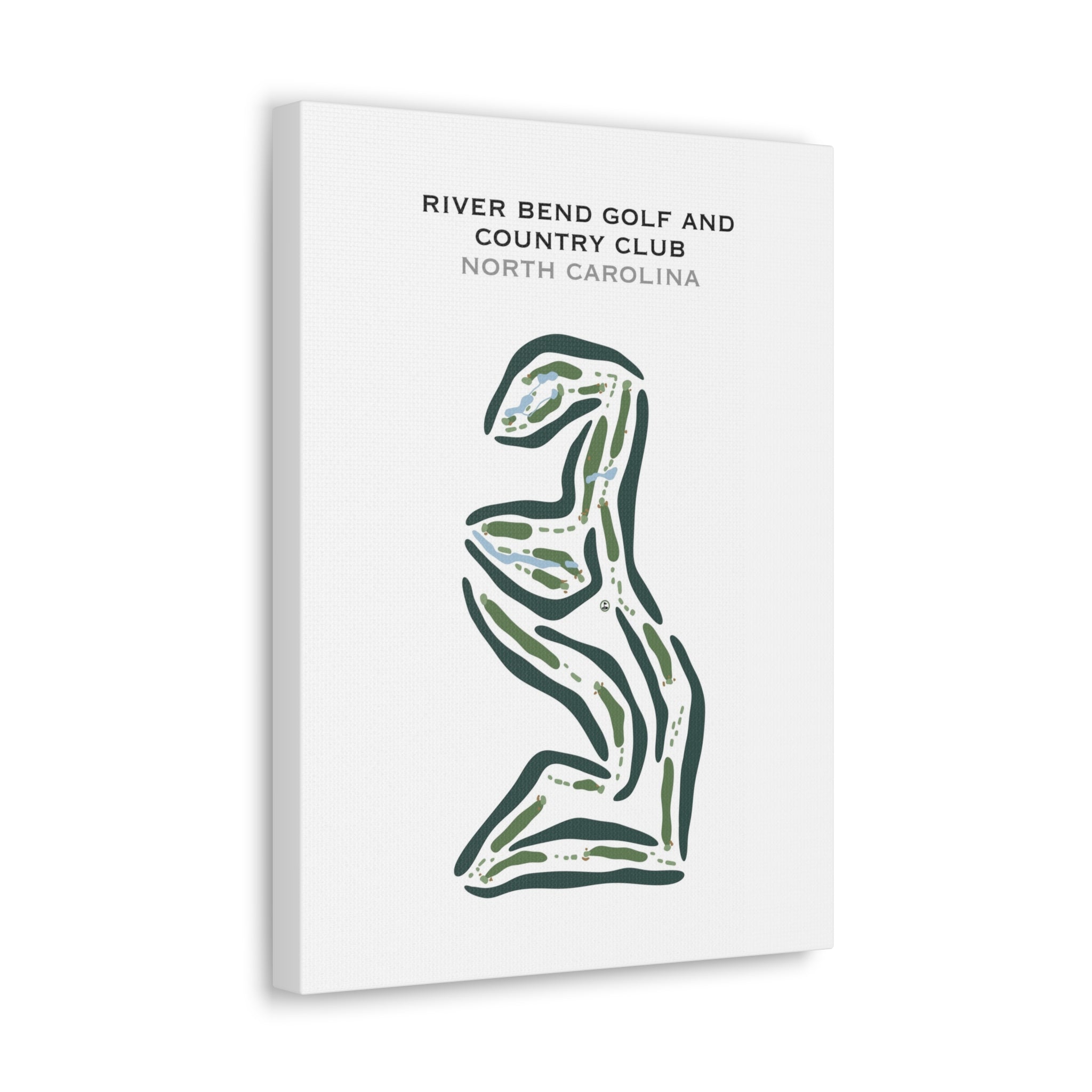 River Bend Golf & Country Club, North Carolina - Printed Golf Courses