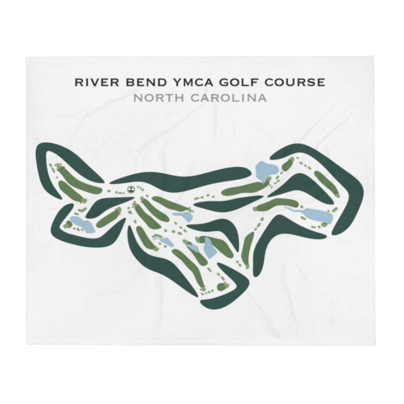 River Bend YMCA Golf Course, North Carolina - Printed Golf Courses