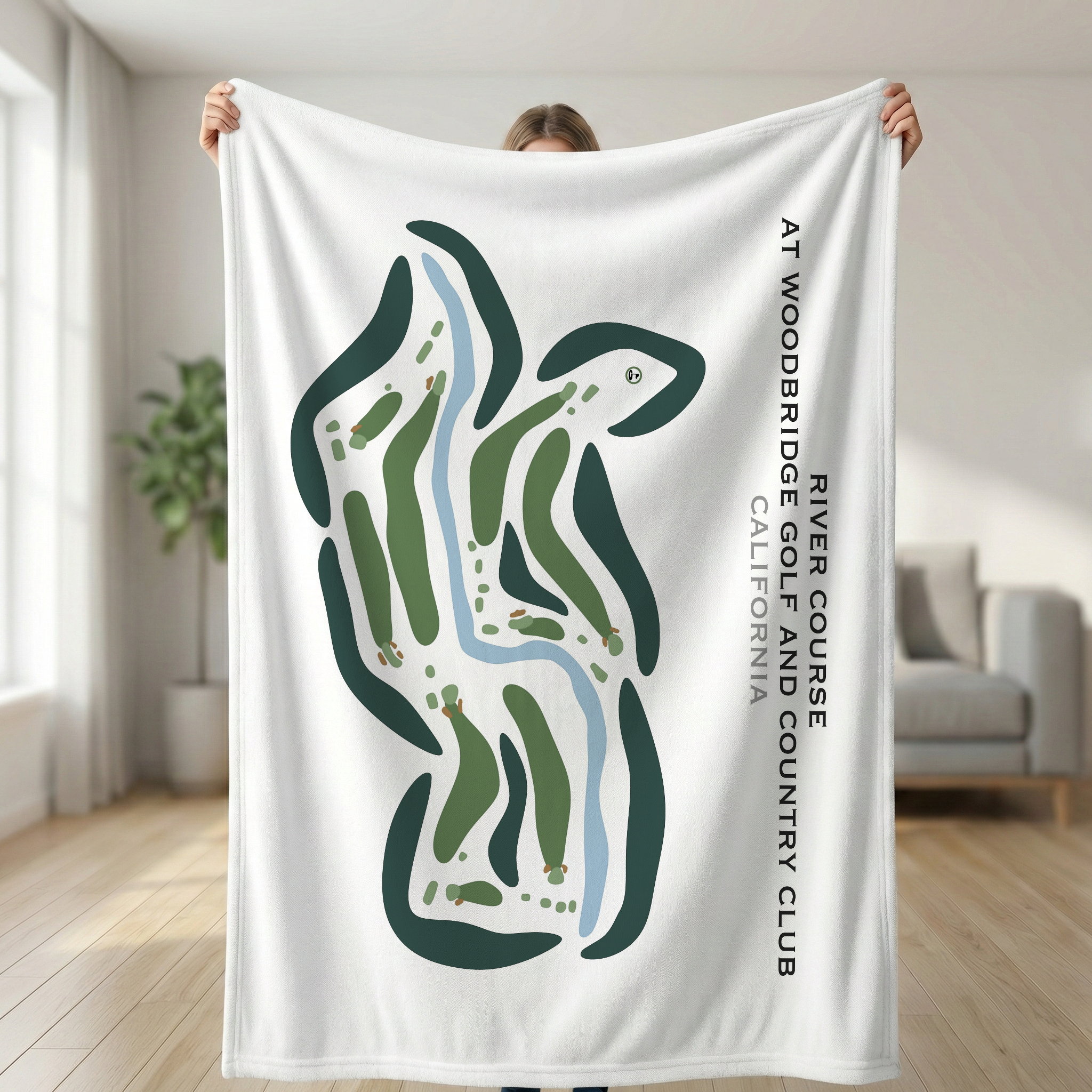River Course at Woodbridge Golf & Country Club, California - Printed Golf Courses