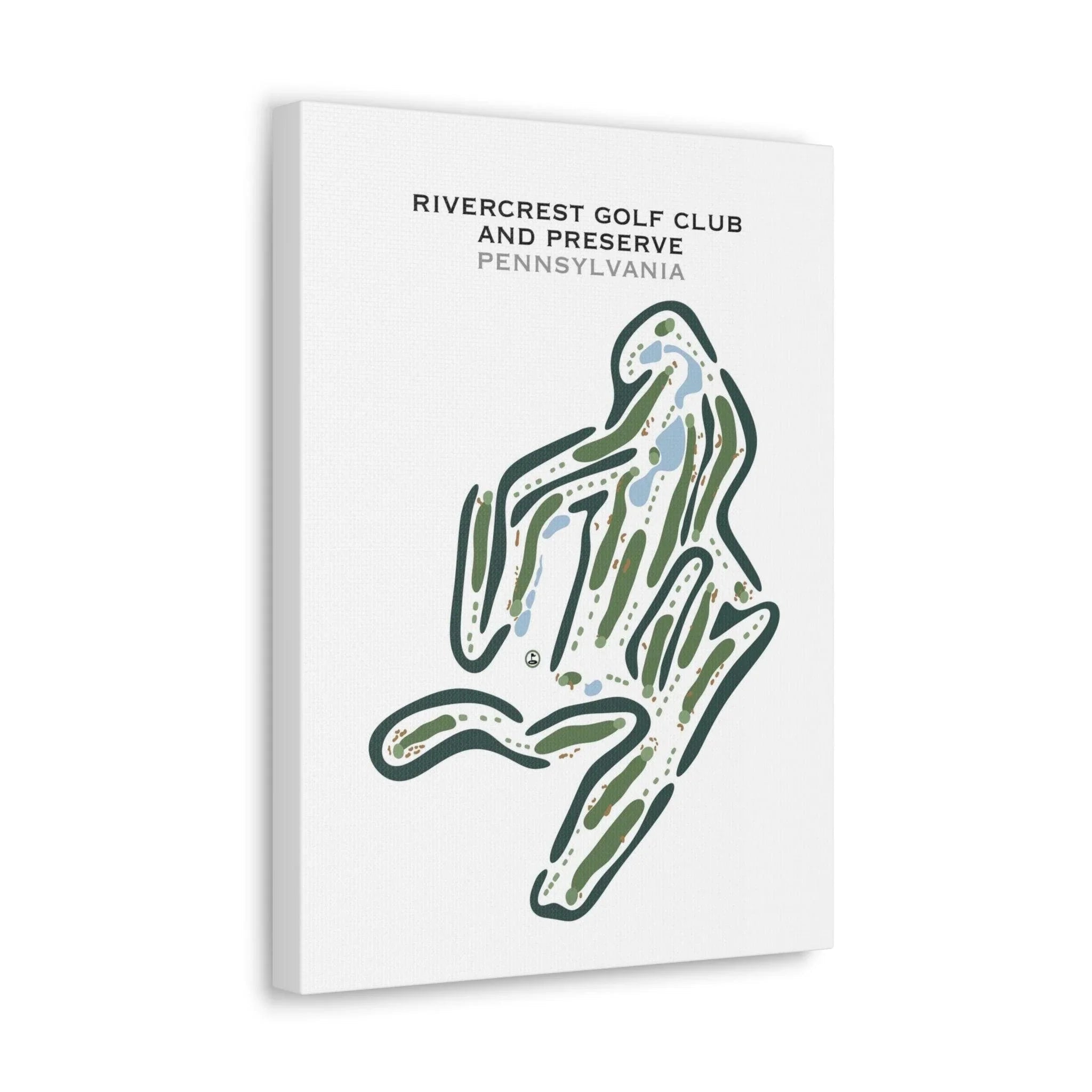 RiverCrest Golf Club & Preserve, Pennsylvania - Printed Golf Courses