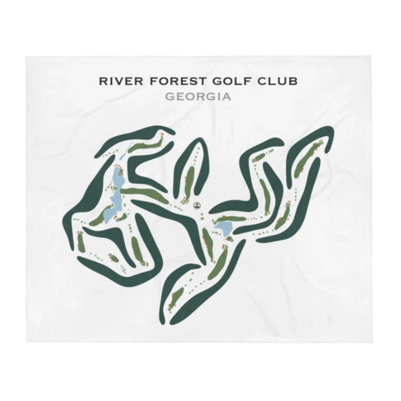 River Forest Golf Club, Georgia - Printed Golf Courses