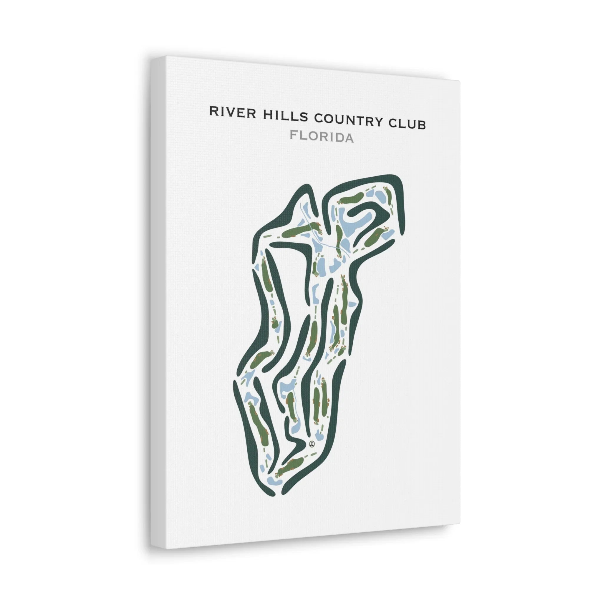 River Hills Country Club, Florida - Printed Golf Courses