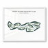 River Island Country Club, California - Printed Golf Courses