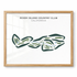 River Island Country Club, California - Printed Golf Courses