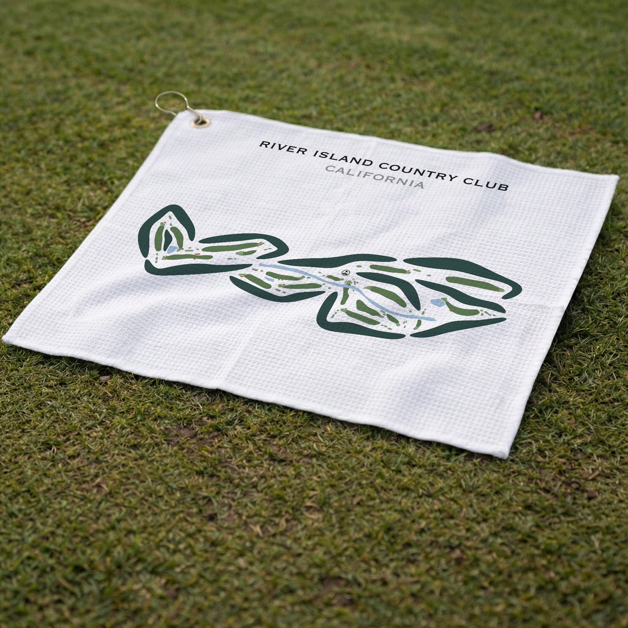 River Island Country Club, California - Printed Golf Courses