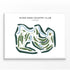 River Oaks Country Club, Texas - Printed Golf Courses