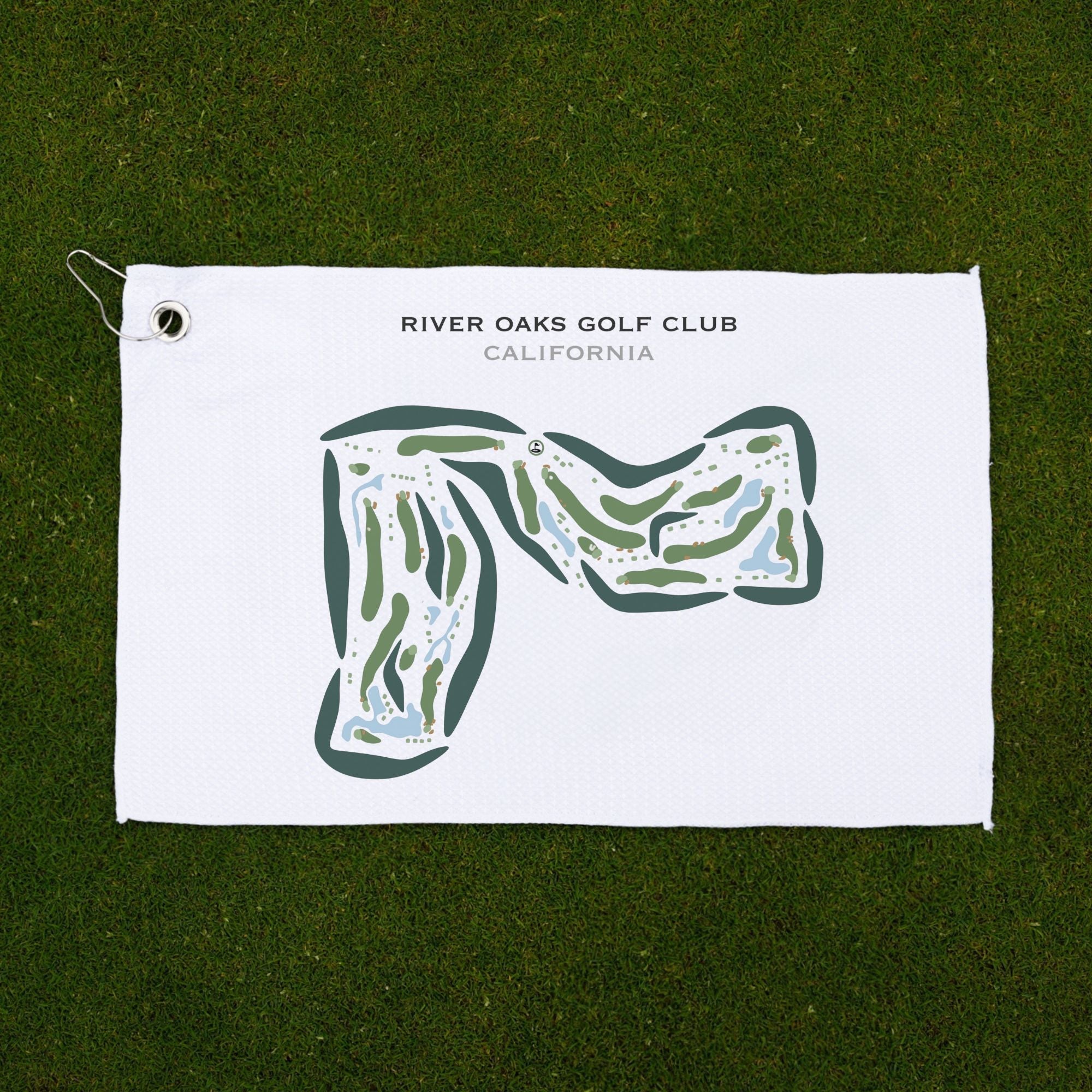River Oaks Golf Club, California - Printed Golf Courses