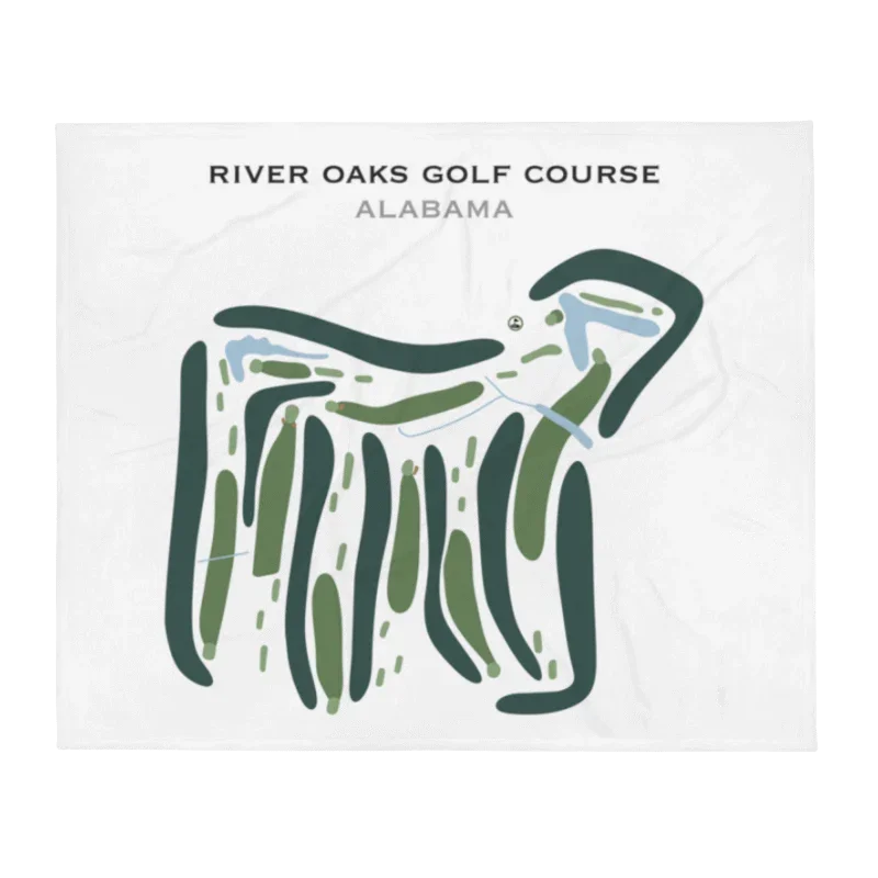 River Oaks Golf Course, Alabama - Printed Golf Courses