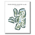 River Pointe Country Club, Indiana - Printed Golf Courses