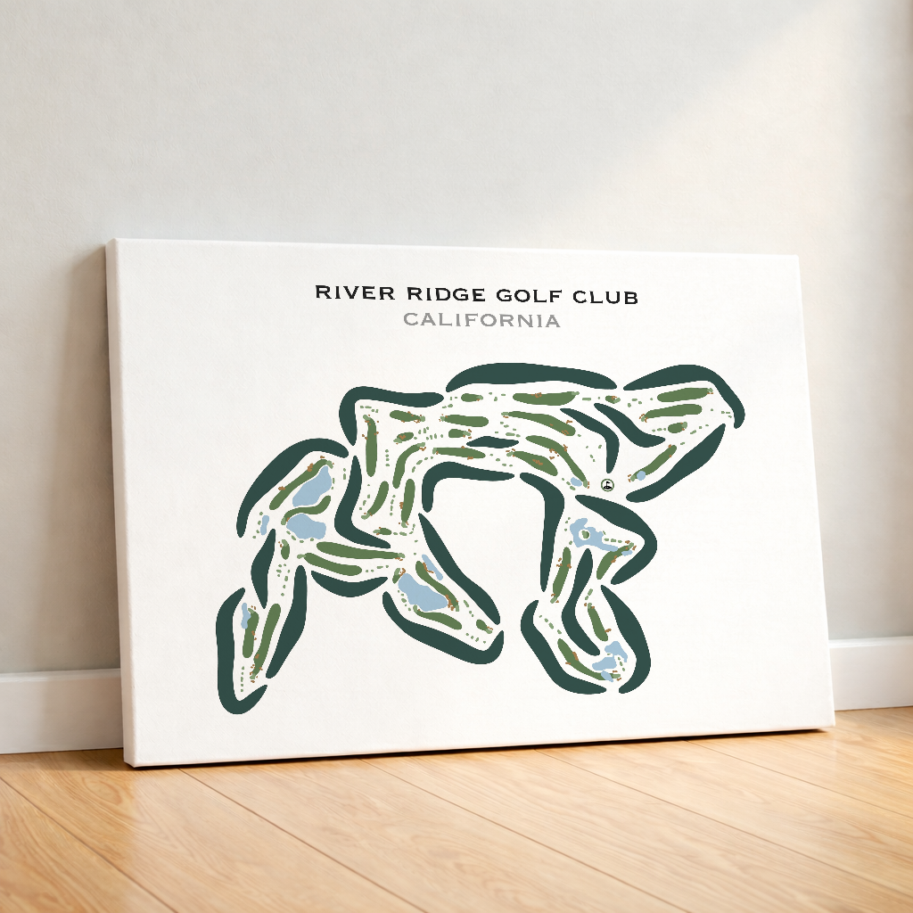 River Ridge Golf Club, California - Printed Golf Courses