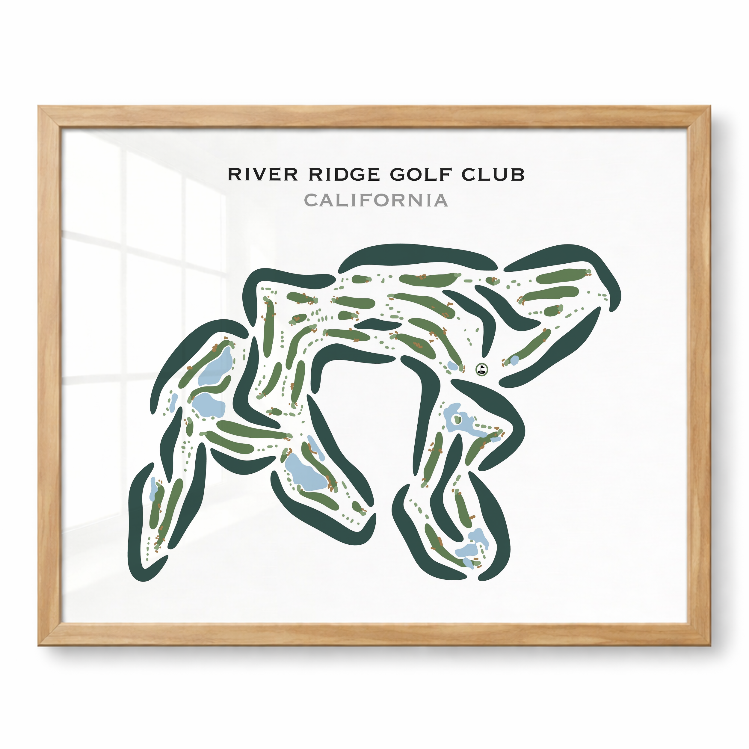 River Ridge Golf Club, California - Printed Golf Courses