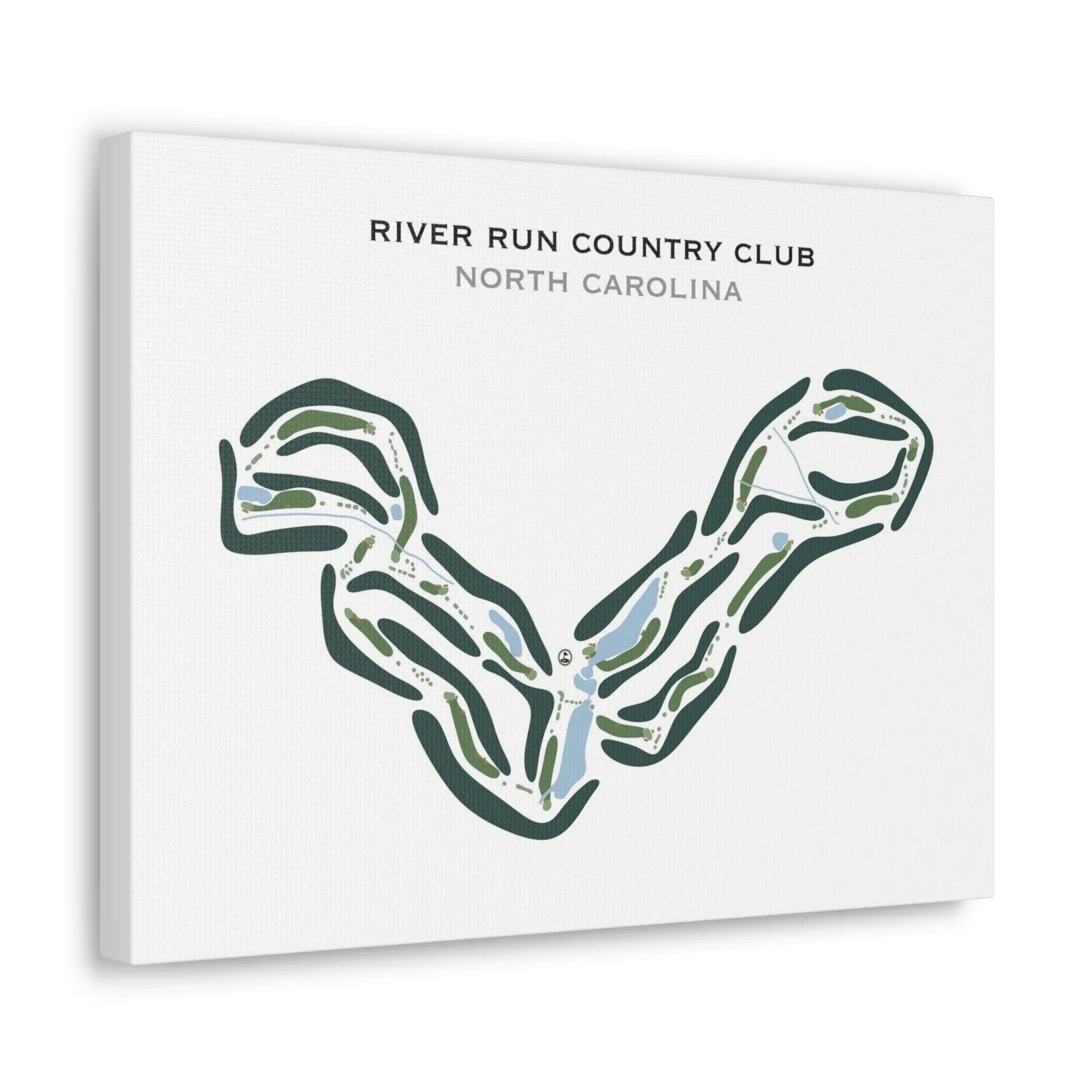 River Run Country Club, North Carolina - Printed Golf Course