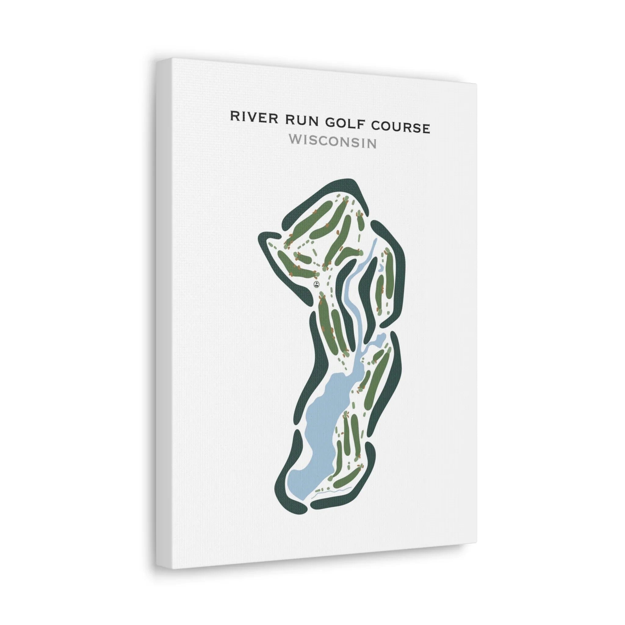 River Run Golf Course, Wisconsin - Printed Golf Courses