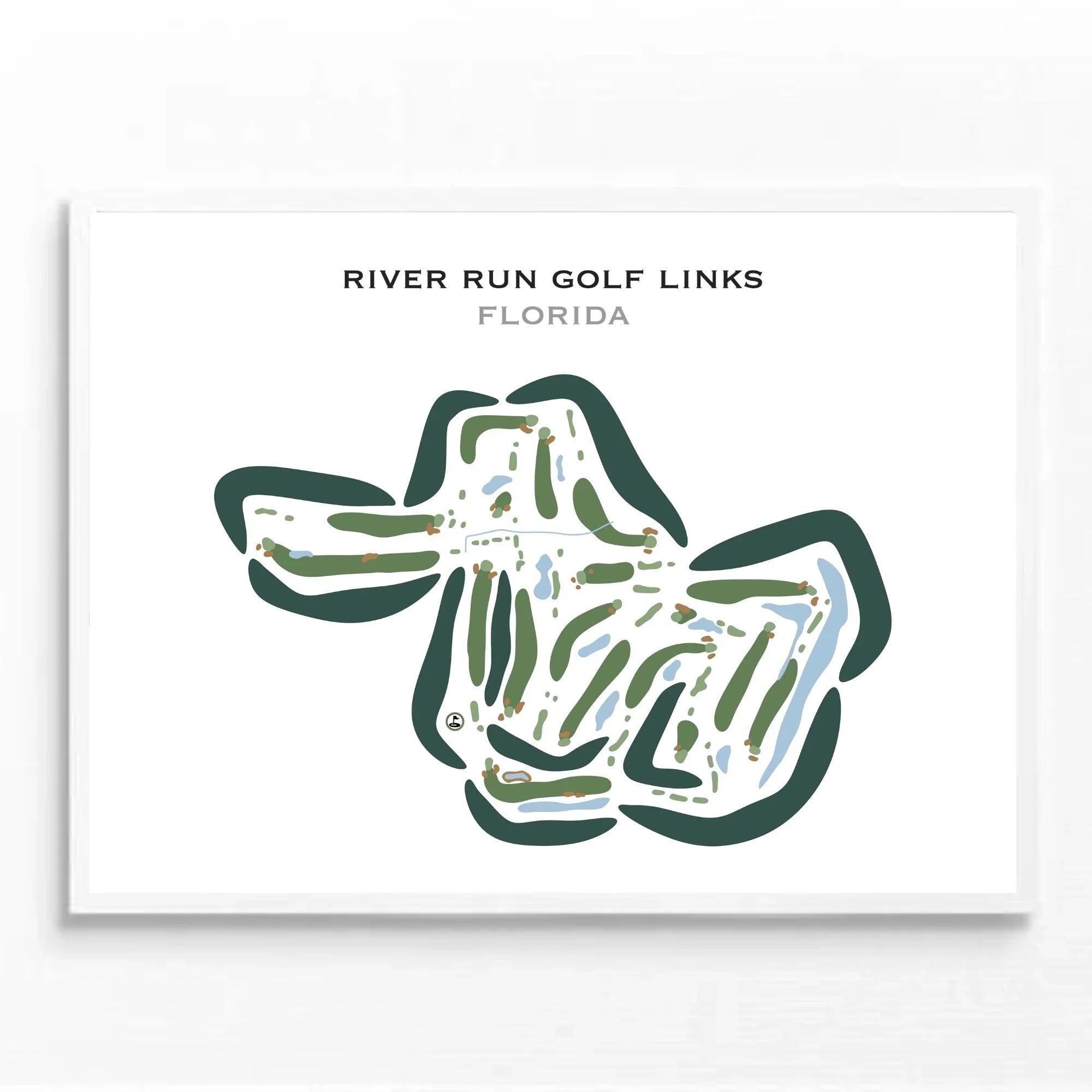 River Run Golf Links, Florida - Printed Golf Courses
