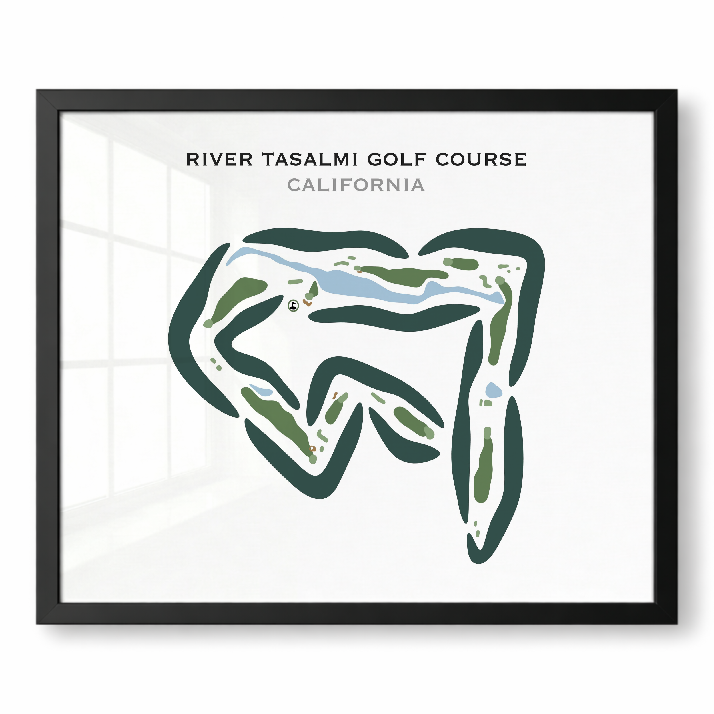 River Tasalmi Golf Course, California - Printed Golf Courses